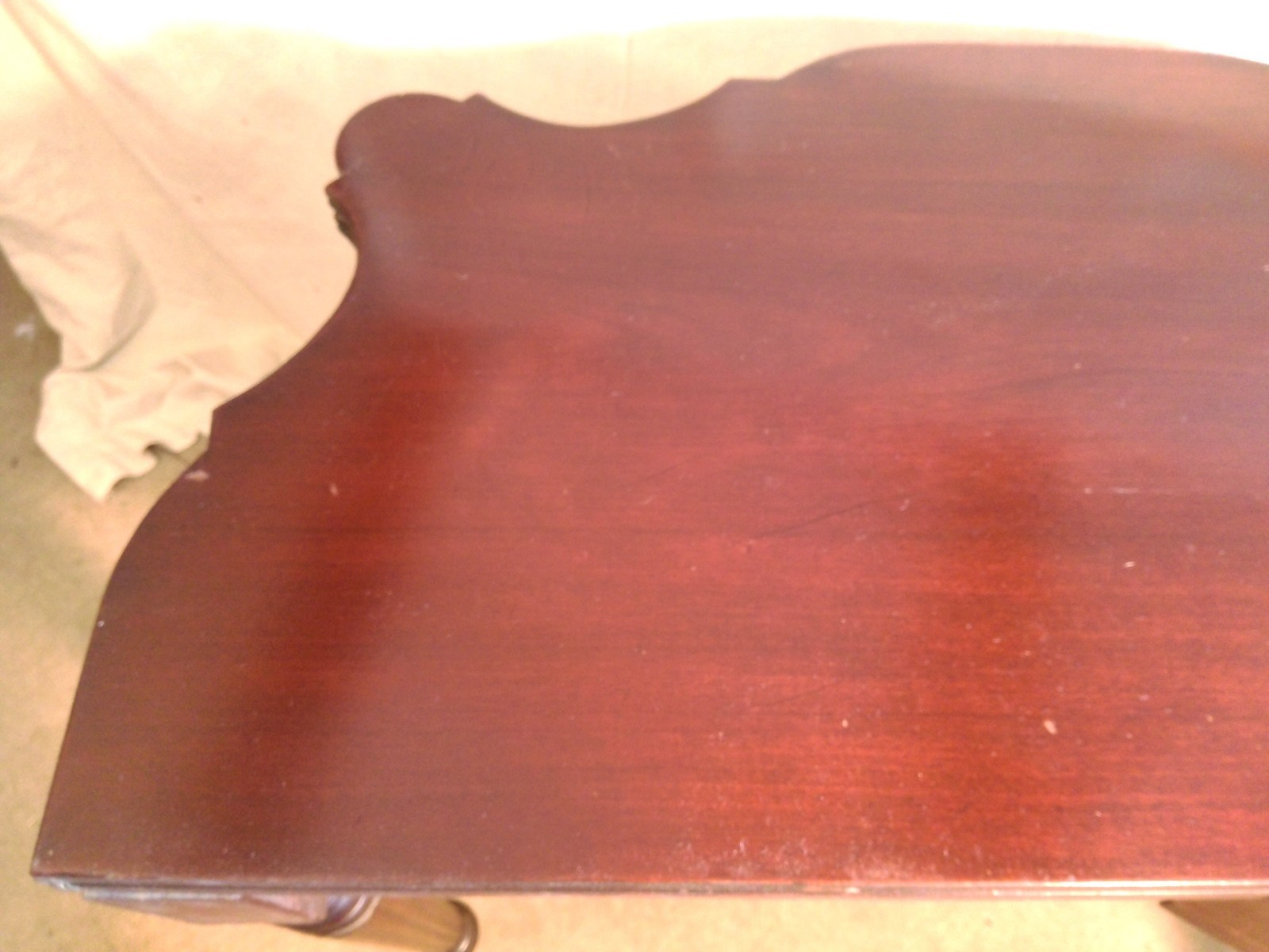 ANTIQUE 18th CENTURY MAHOGANY CARD TABLE ATTRIBUTED TO SAMUEL MCINTYRE~SALEM