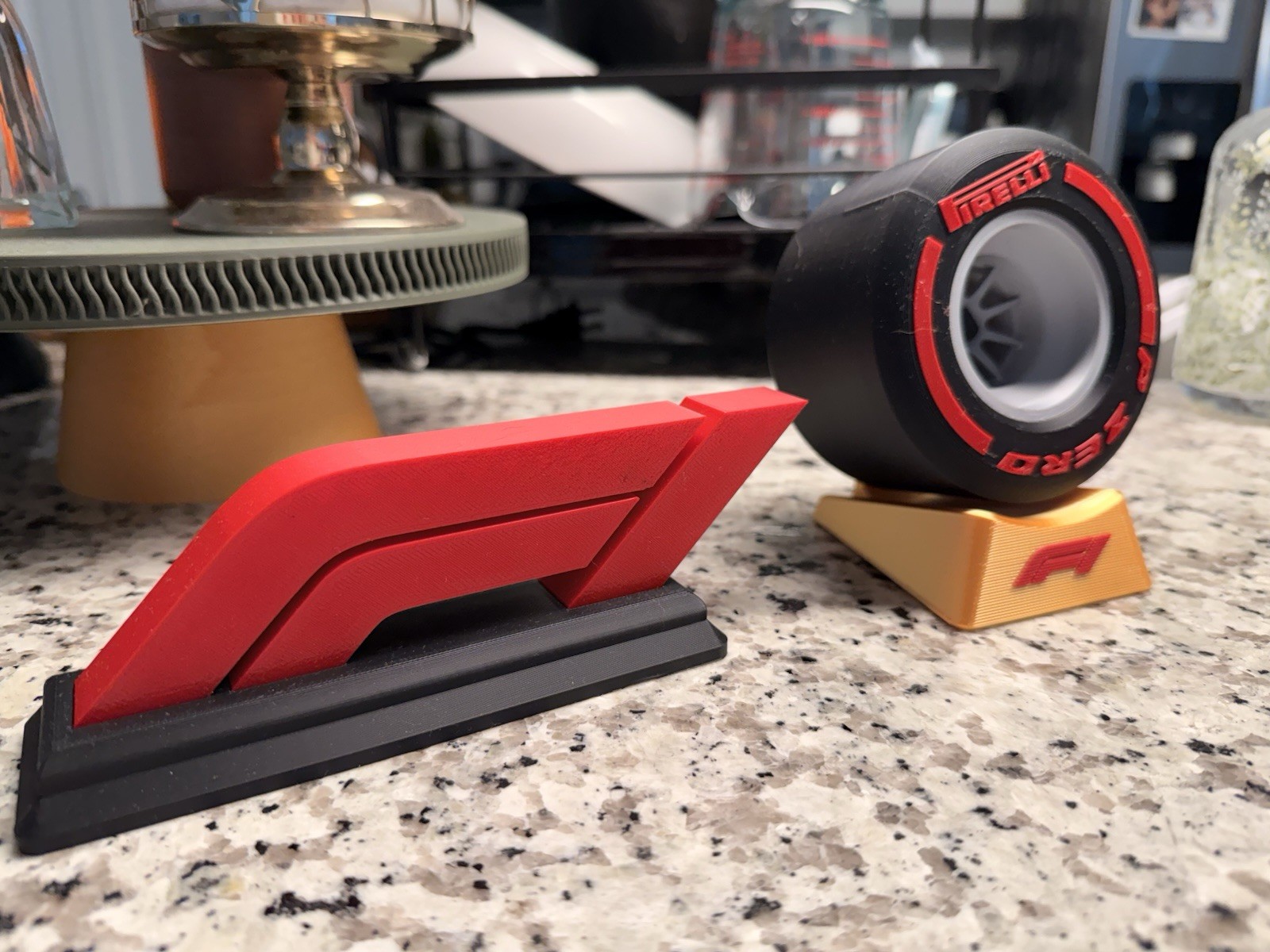 F1 Logo Desk Office Man Cave Decor Art Sign Display Gift For Racing F1 Fan