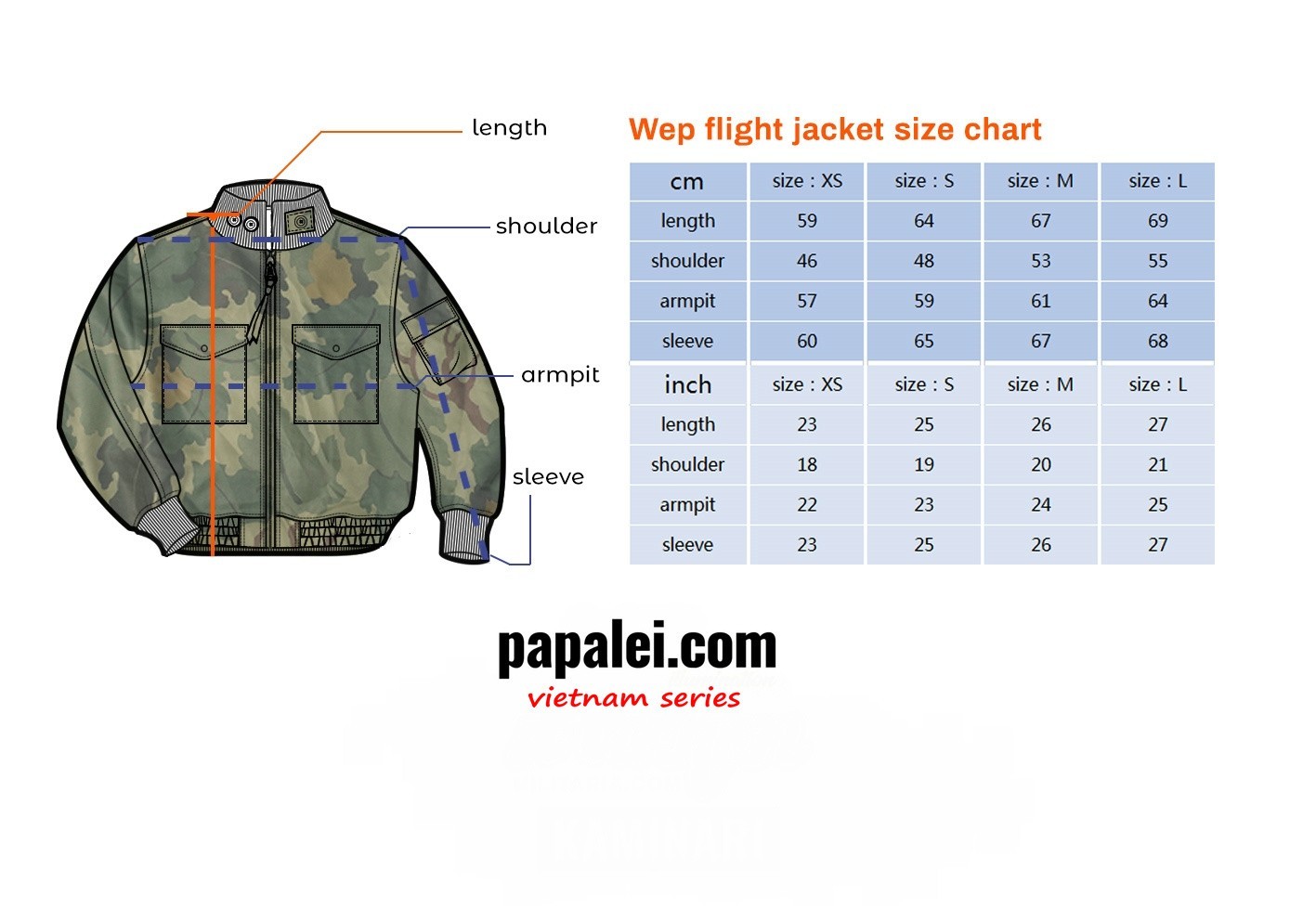 nylon G-8 flying jacket，camouflage Mitchell