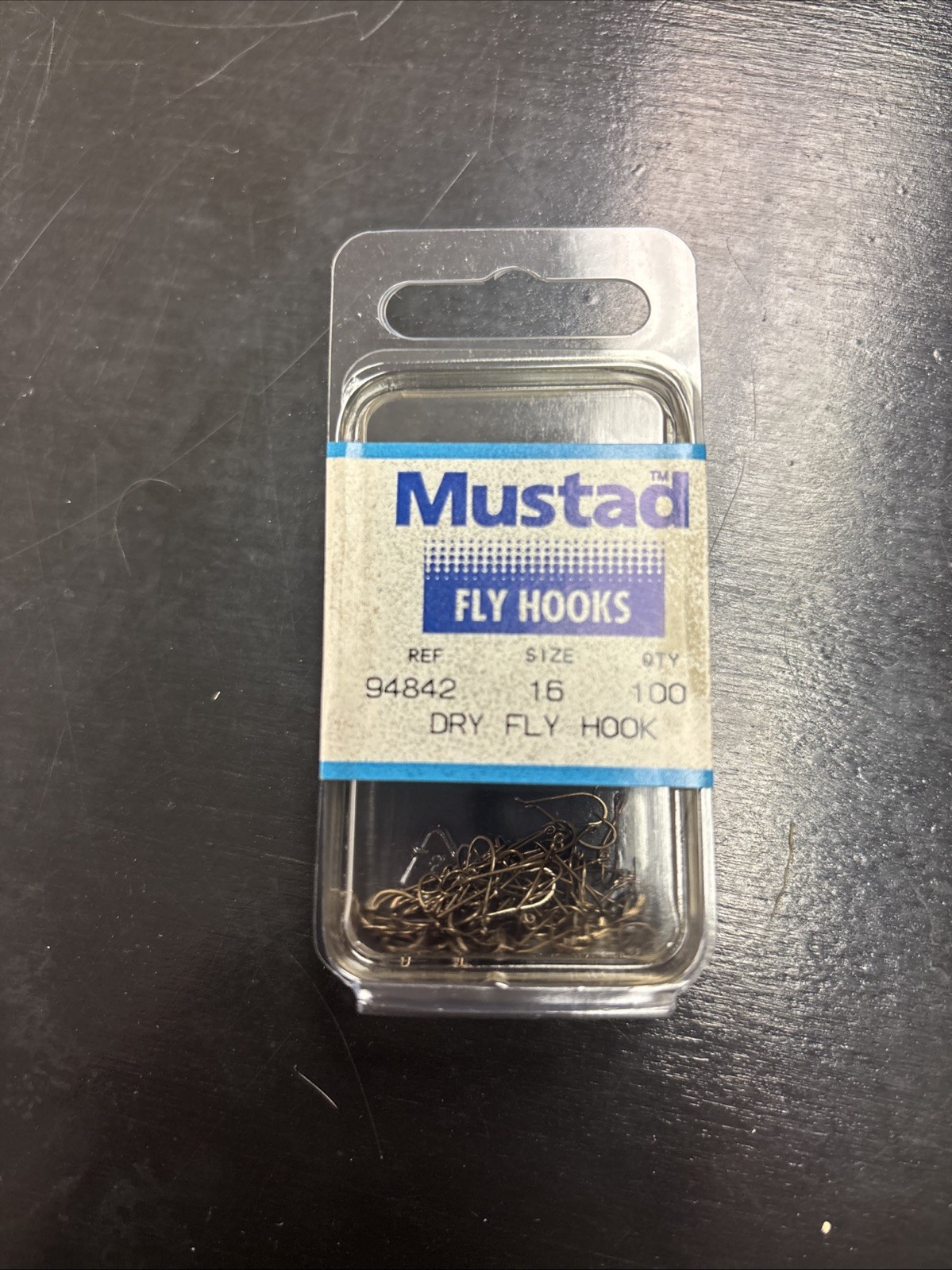 Mustad #94842 Dry Fly Hooks Size 16 Pack Of 100