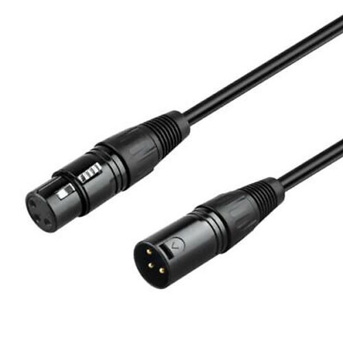 Premium XLR Male to Female All Sizes Microphone Cable Balanced 3 Pin Pro Grade