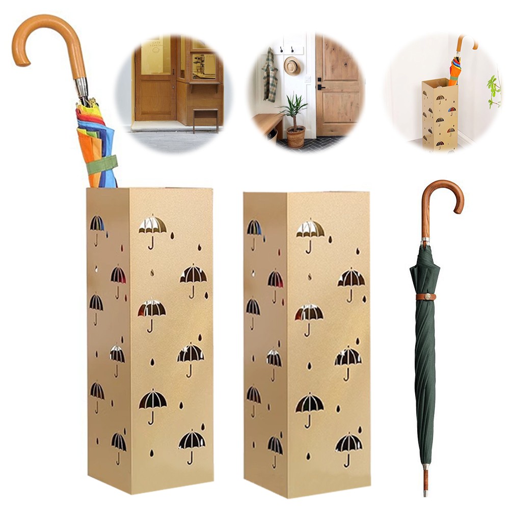 Metal Chic Umbrella Holders Multipurpose Entryway Home Hotel Office Decors