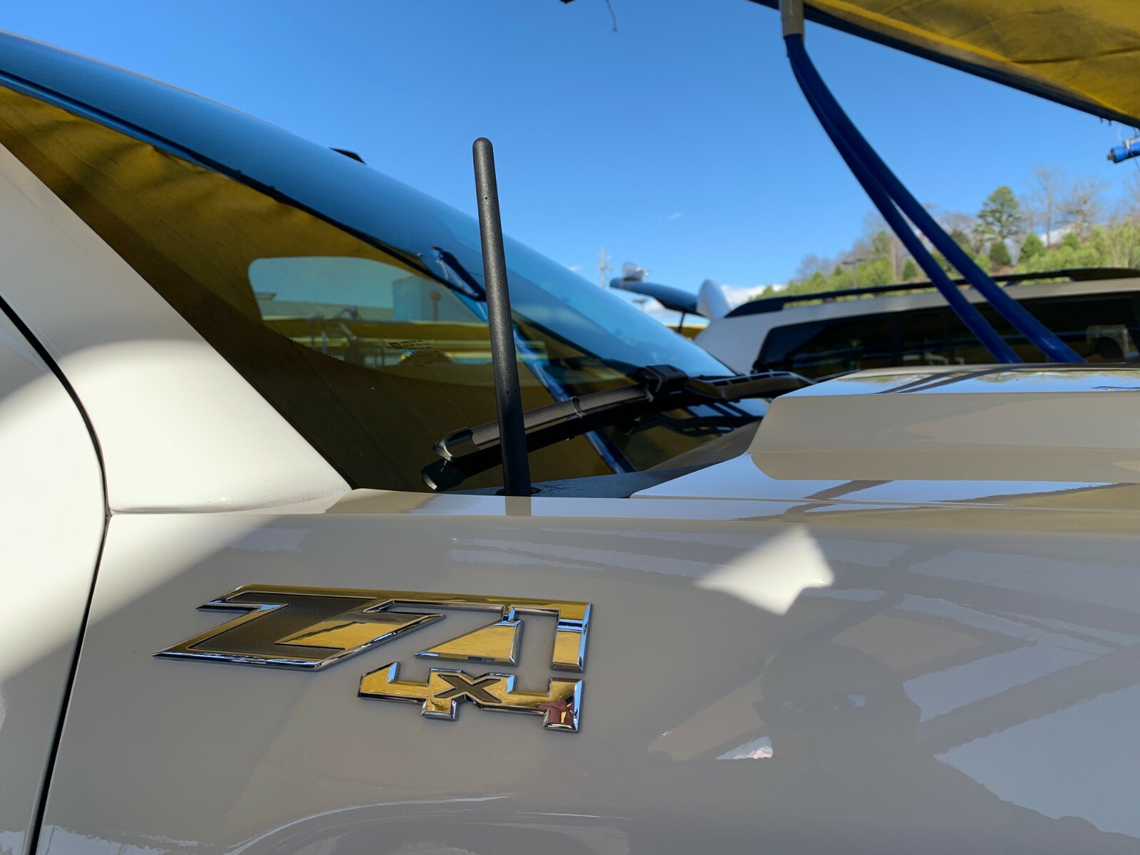 **THE ORIGINAL** 6 3/4" ANTENNA MAST - FITS: 2006-2024 Chevrolet Silverado 1500