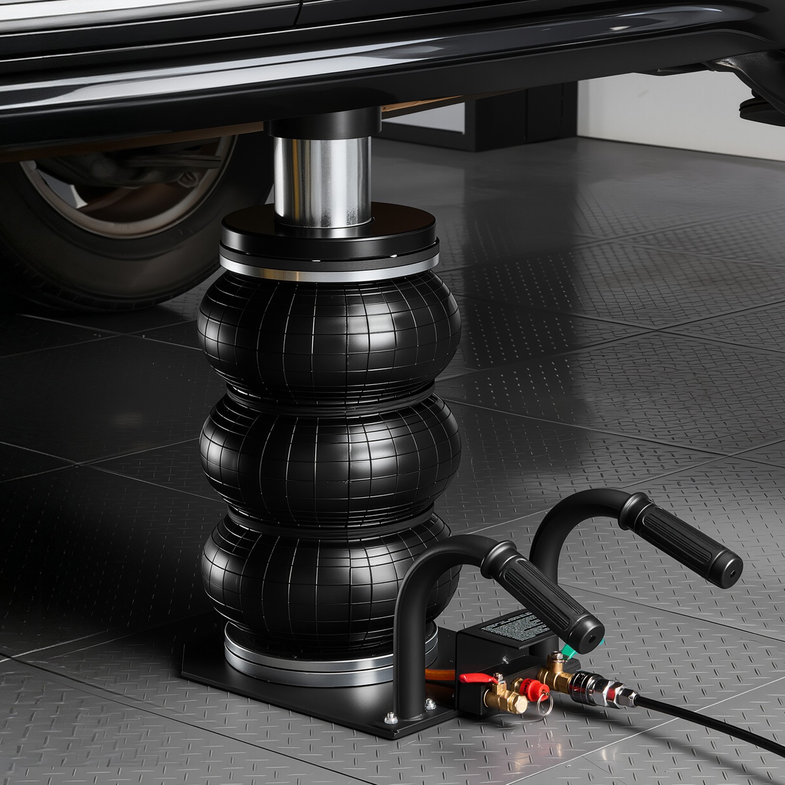 VEVOR 2-Pack Air Portable Car Lifts 11023 lbs Heavy Duty Pneumatic Ramp Jacks