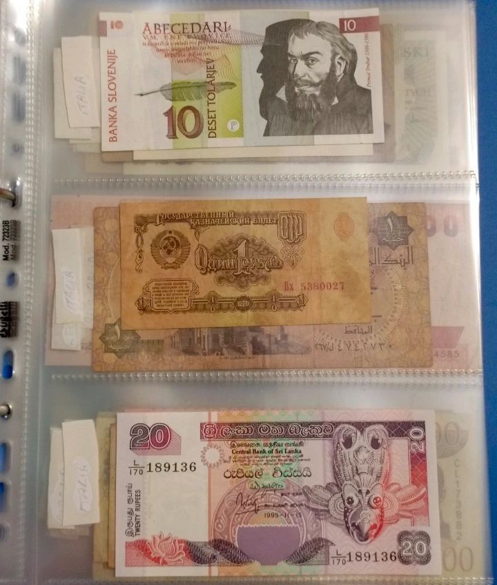 Huge Lot World Banknotes 60 Pieces Many SDS