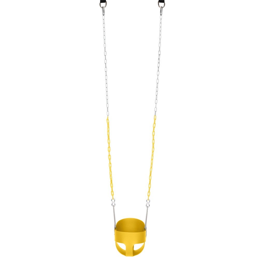 Toddler Bucket Swing, High Back Full Kids Bucket Swings Seat Outdoor Backyard