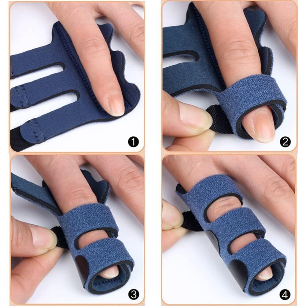 Trigger Finger Brace Splint Straightener Support Protector Corrector Adjustable
