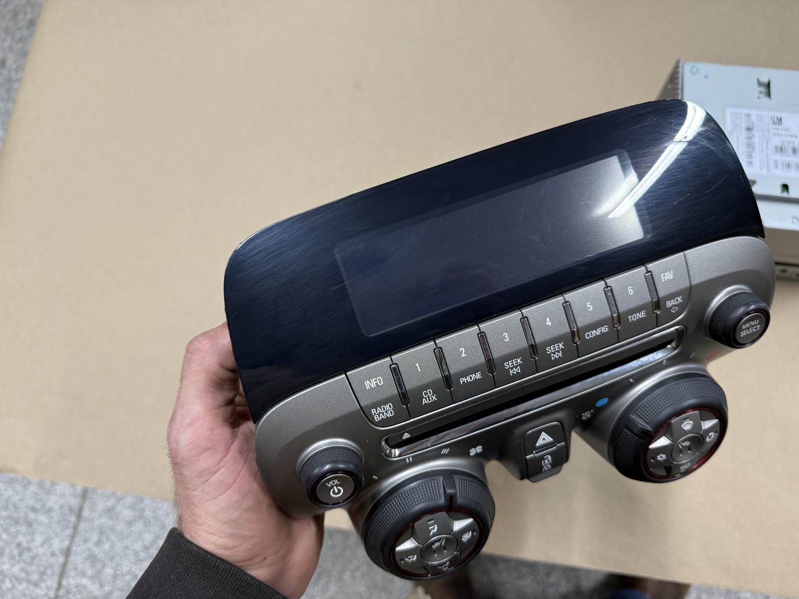 2010-2015 Chevrolet Camaro SS Radio Face Plate Head Unit GM - OEM