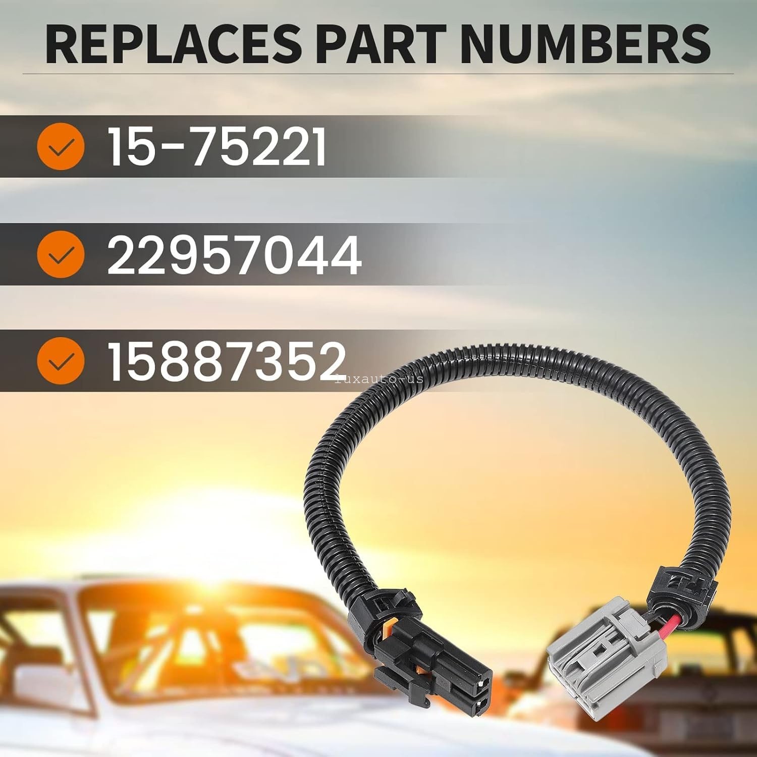 Blower Motor Resistor Adapter Wiring Harness 22957044 For 2007-2014 GMC Yukon