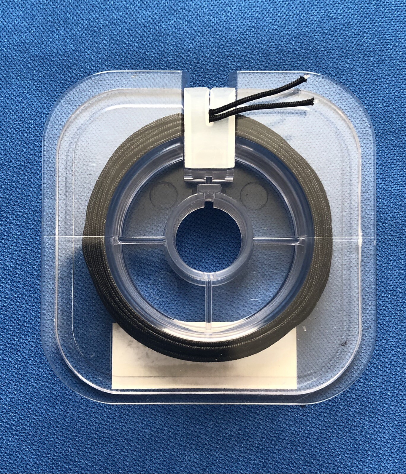 25 feet! Dial Cord String .028" .7mm dia. Black Braided Nylon Tube Radio Tuners