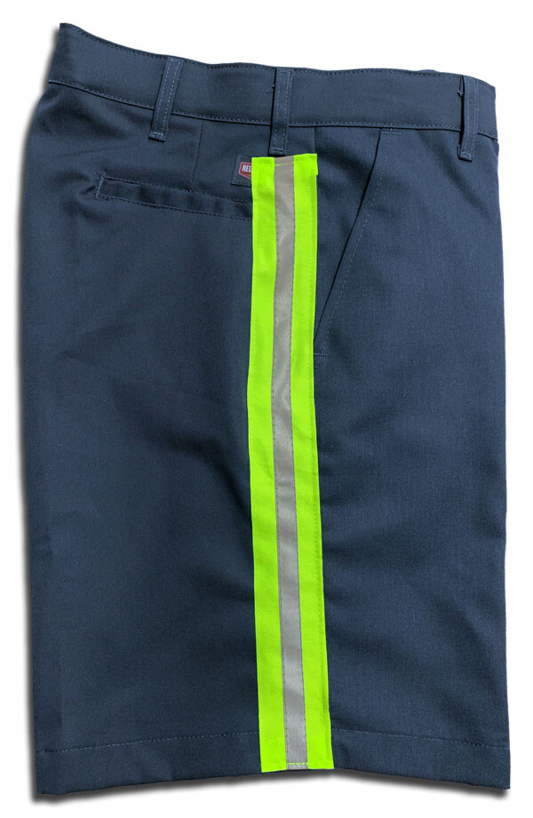 Red Kap Hi Vis Reflective Work Shorts Enhanced Vis Men's Industrial Uniform