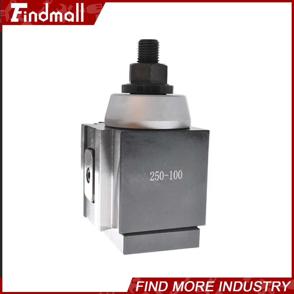 Quick Change Tool Post Holder Set AXA 250-100 Piston Type 6Pcs For Lathe 6 -12"