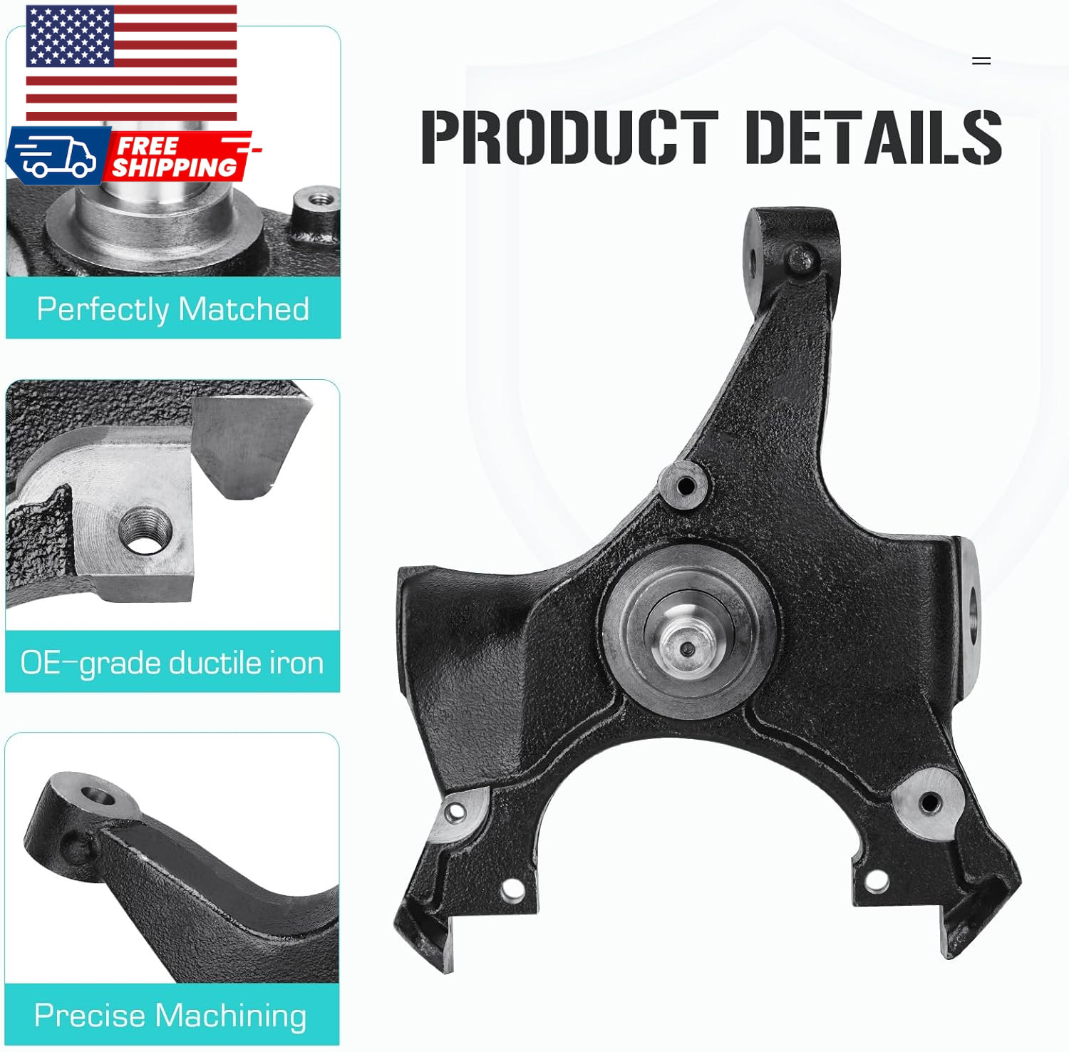 2" Drop Spindles Lowering Kit Fit for GMC C1500 C2500 1988-1998, C1500 2500 Subu