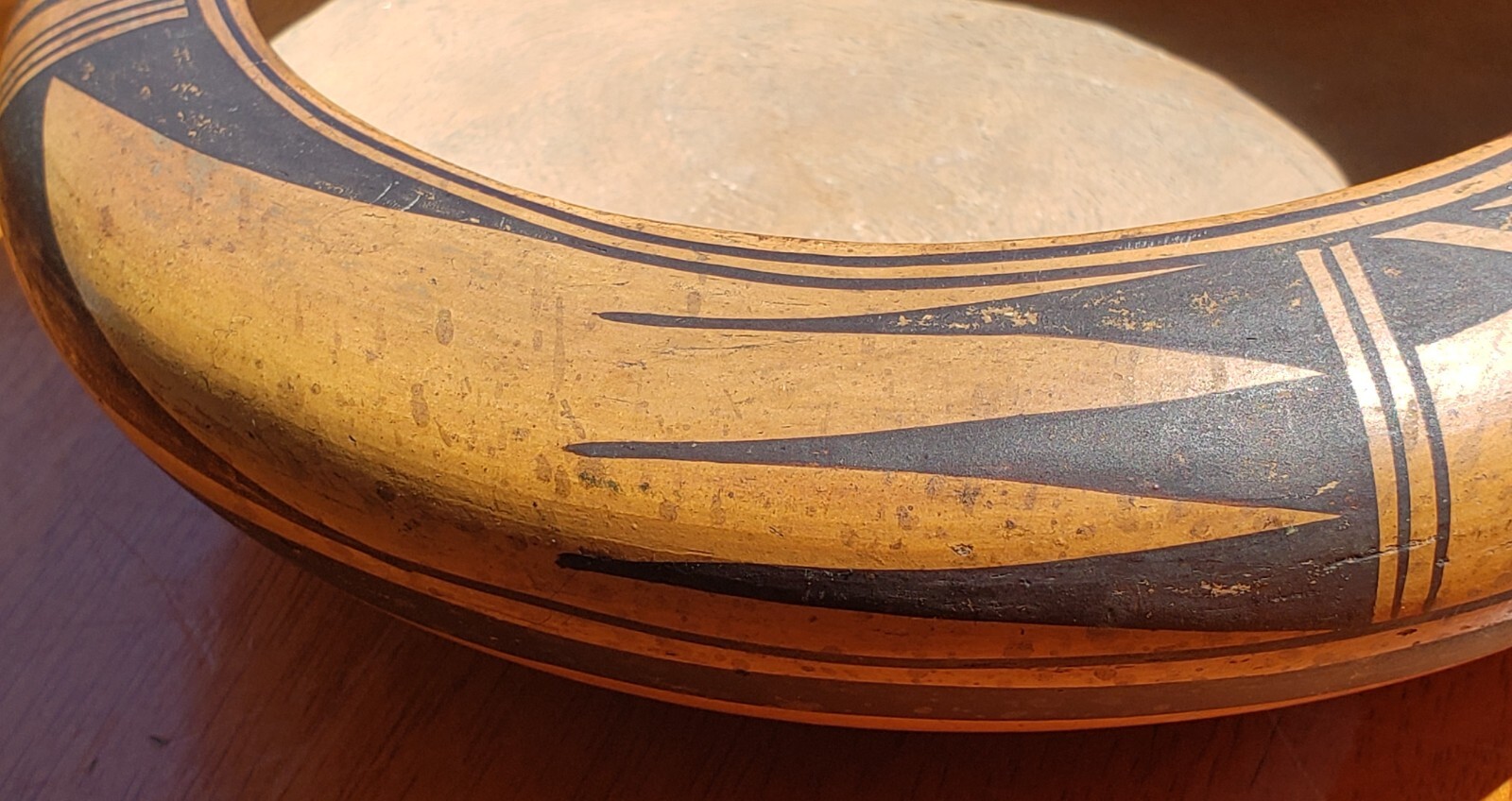 Antique Hopi Pottery Bowl Native American Indian Pot