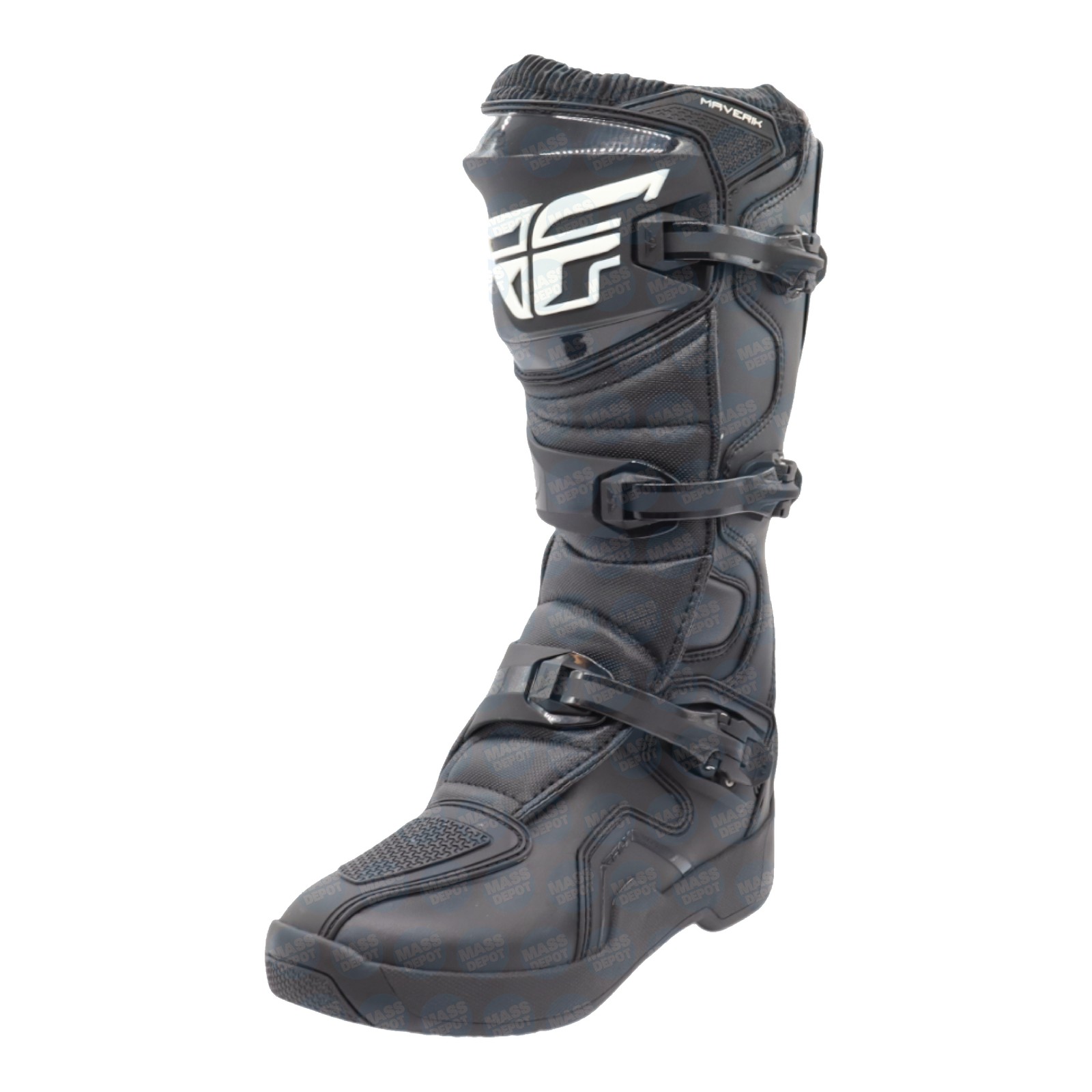 Fly Racing Maverik LT Motocross Boots Adult Size: 10 (Black) Maverick