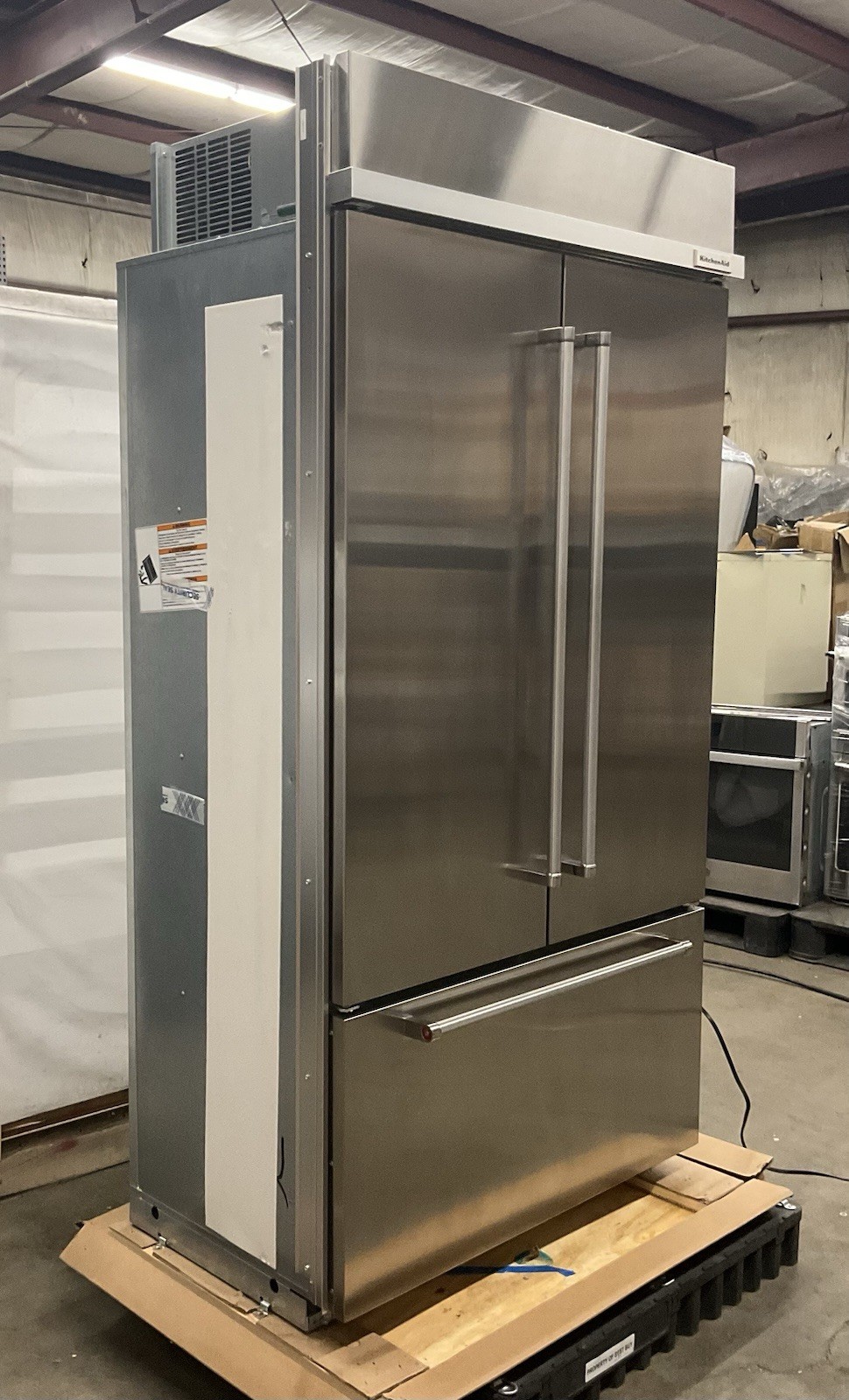 KitchenAid KBFN502ESS 42 Inch French Door Refrigerator Stainless Steel