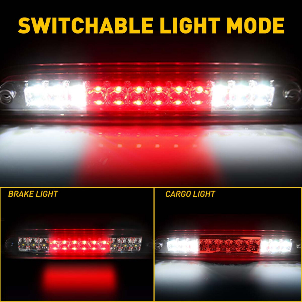 LED Third 3rd Brake Light Red For 99-16 Ford F250 F350 Super Duty Cargo USA