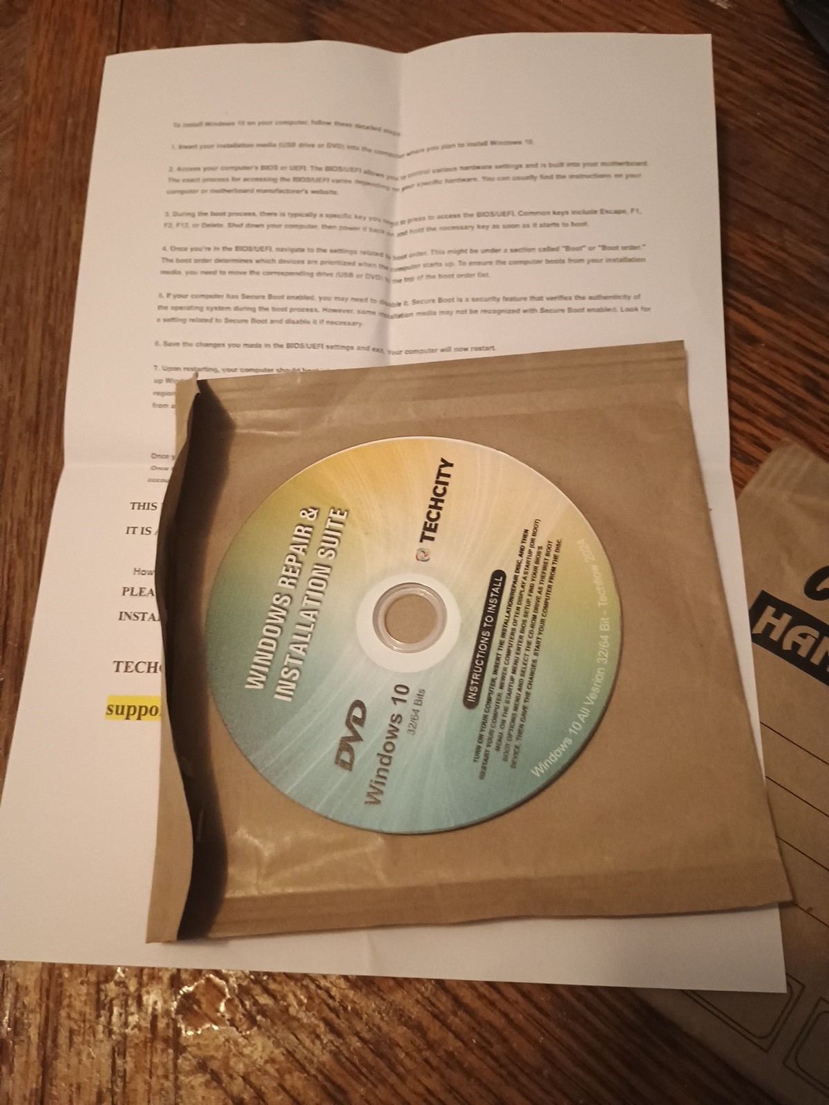 Reinstall DVD for Windows 10 All Versions 32/64 Bit. Recover, Restore, Repair Bo