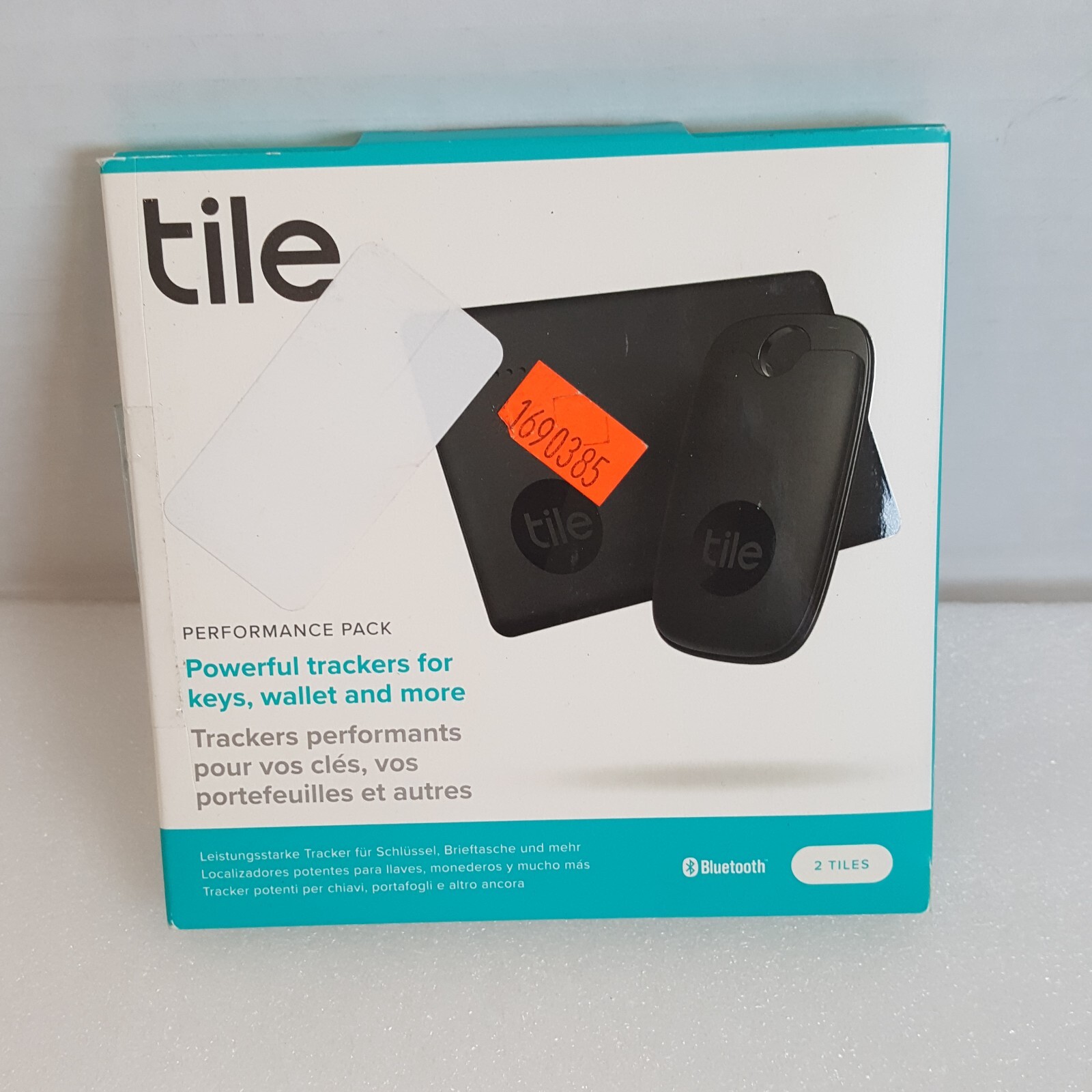 Tile Performance 2-pack 1 Pro 1 Slim Bluetooth Tracker Item Locator & Finder New