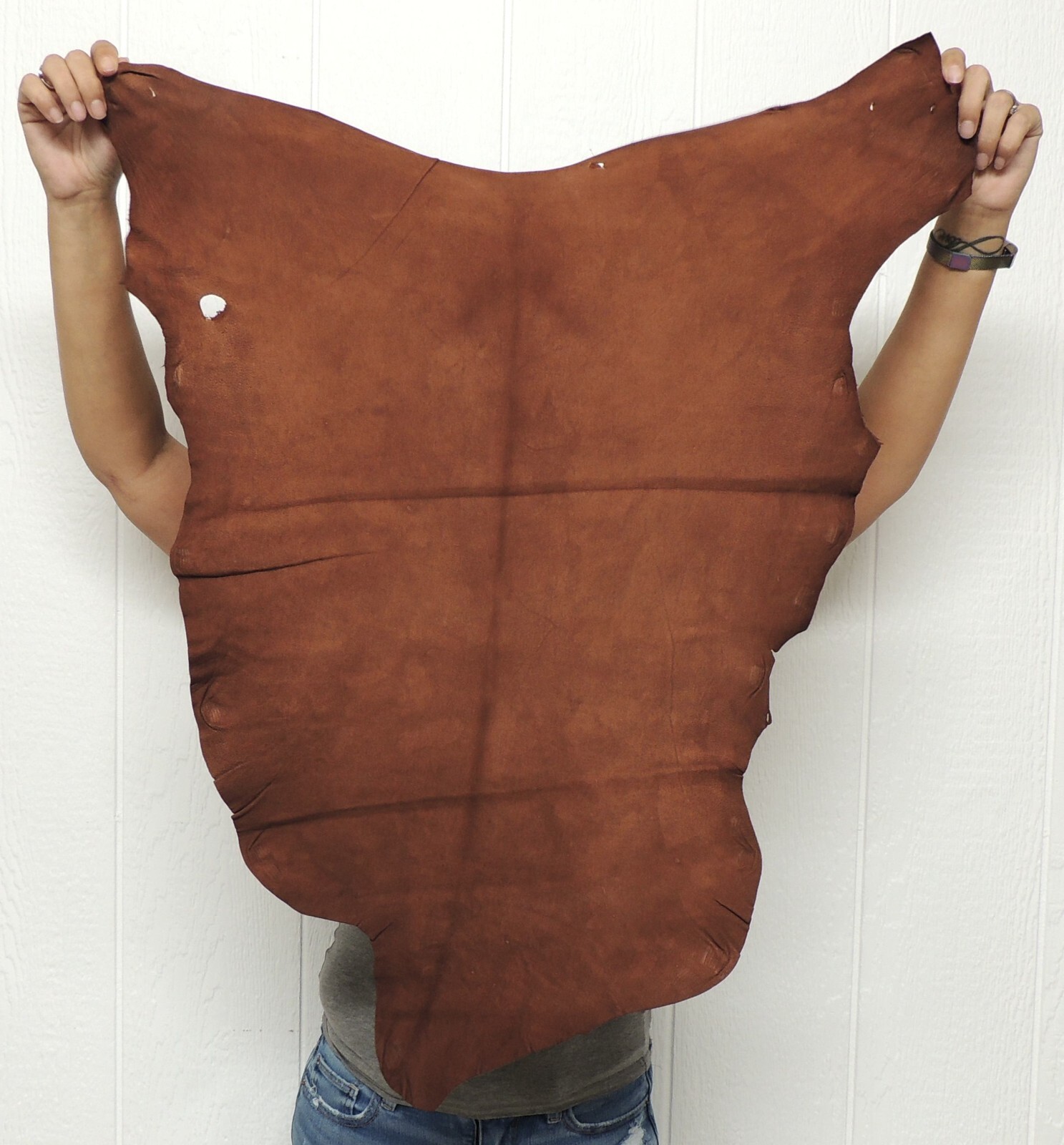 WHISKEY BUCKSKIN Leather Hide for Native Crafts Taxidermy SCA LARP Skin Pelt