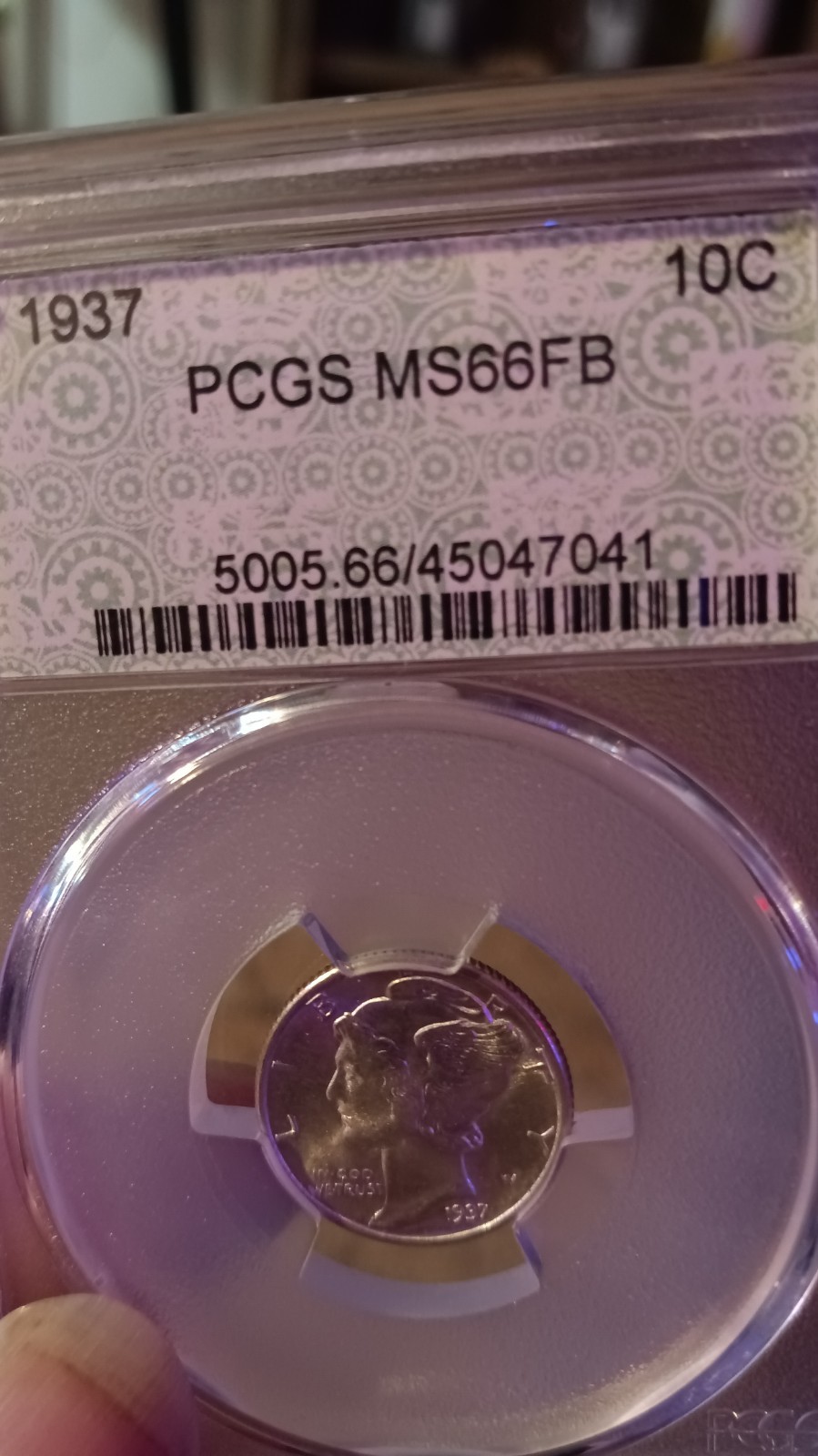 1937 Mercury Dime PCGS Retro  DOILY