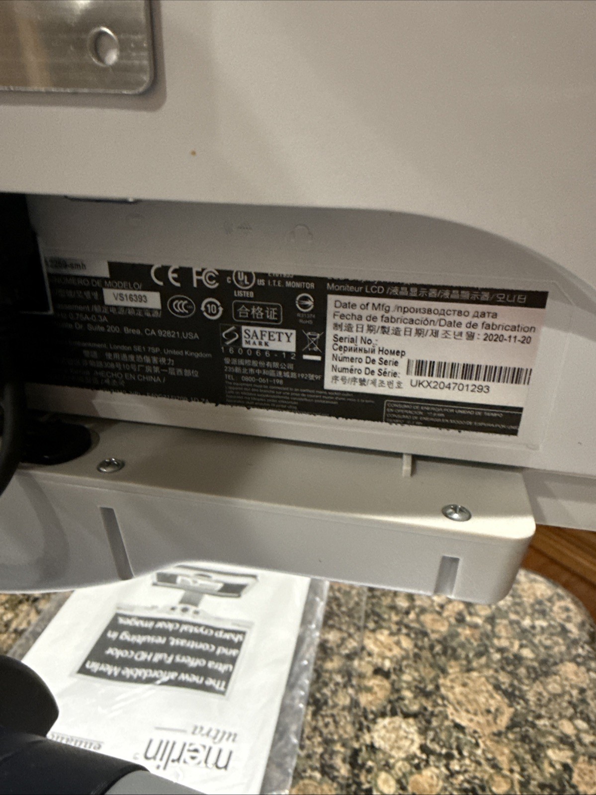 Enhanced Vision Merlin Ultra 1080 HD 22" Video Magnifier MR2UE22A w/Remote/Inst