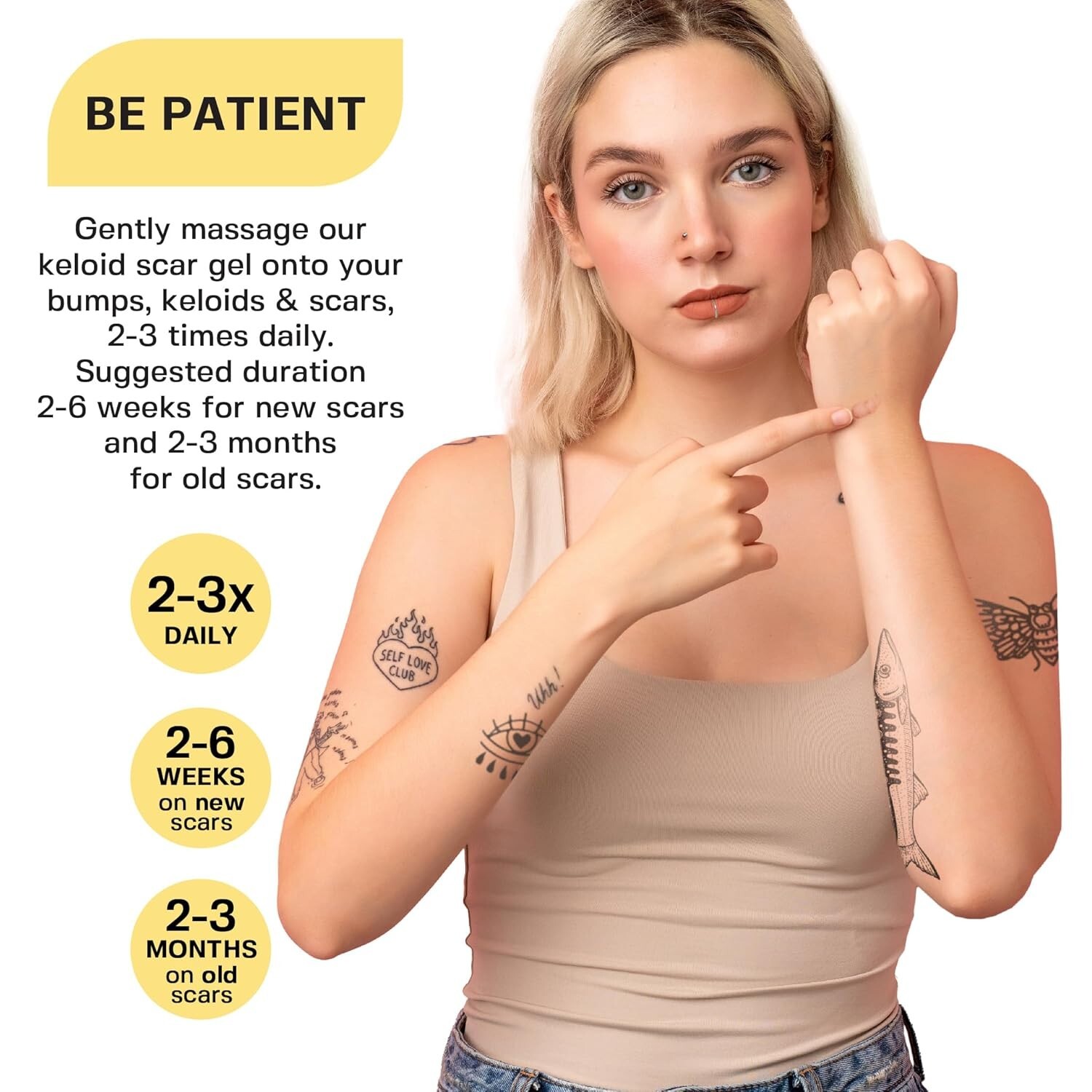 Base Labs Piercing Keloid Bump Duo | Piercing Bump Solution + Keloid Bump Gel