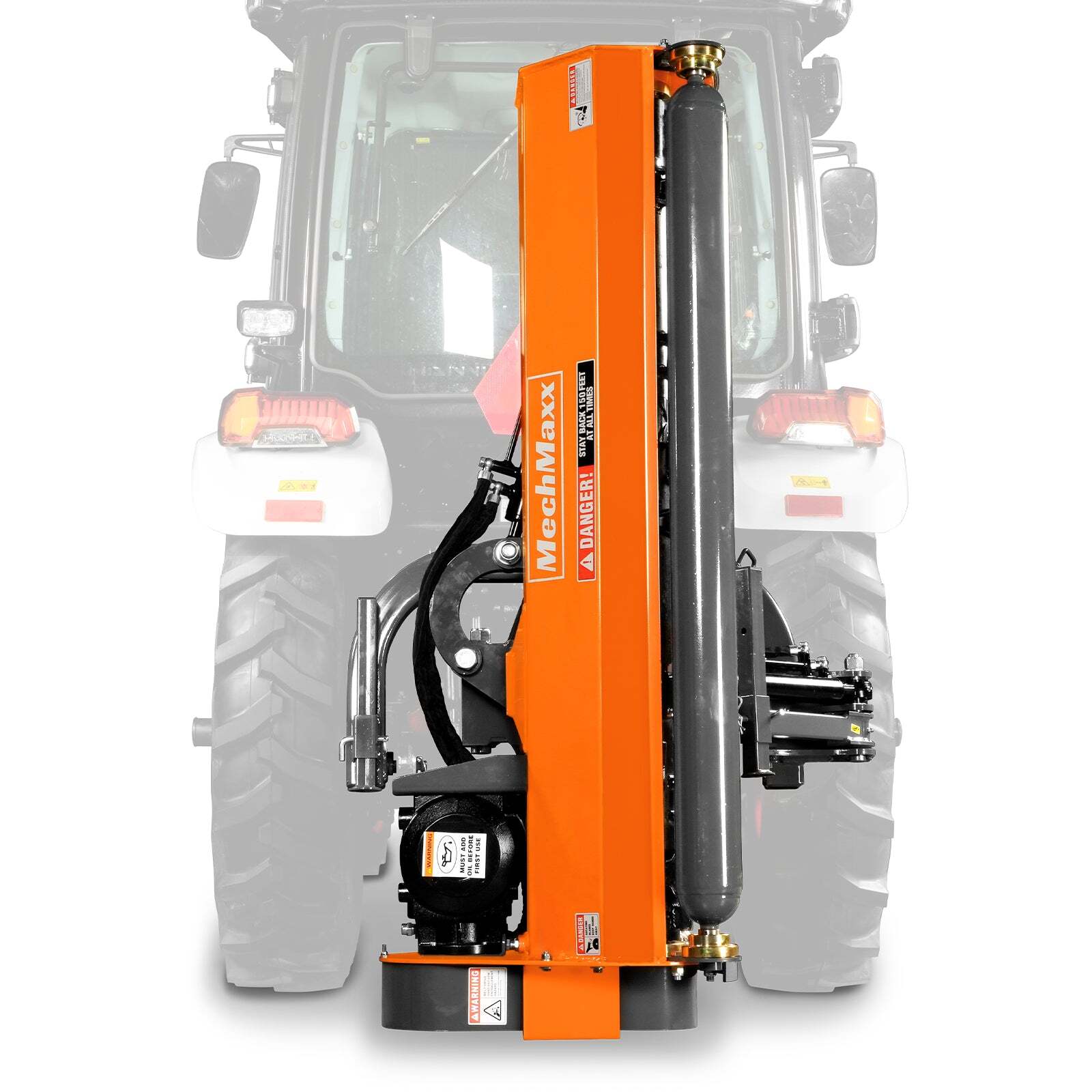 MechMaxx 3-Point PTO Offset Flail Ditch 60" Bank Mower, 25-60HP, CAT 1, VAM60