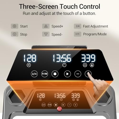 LONTEK 12% 3-in-1 Portable Treadmills, 300 lbs, 3.0HP Quiet - Scratch & Dent