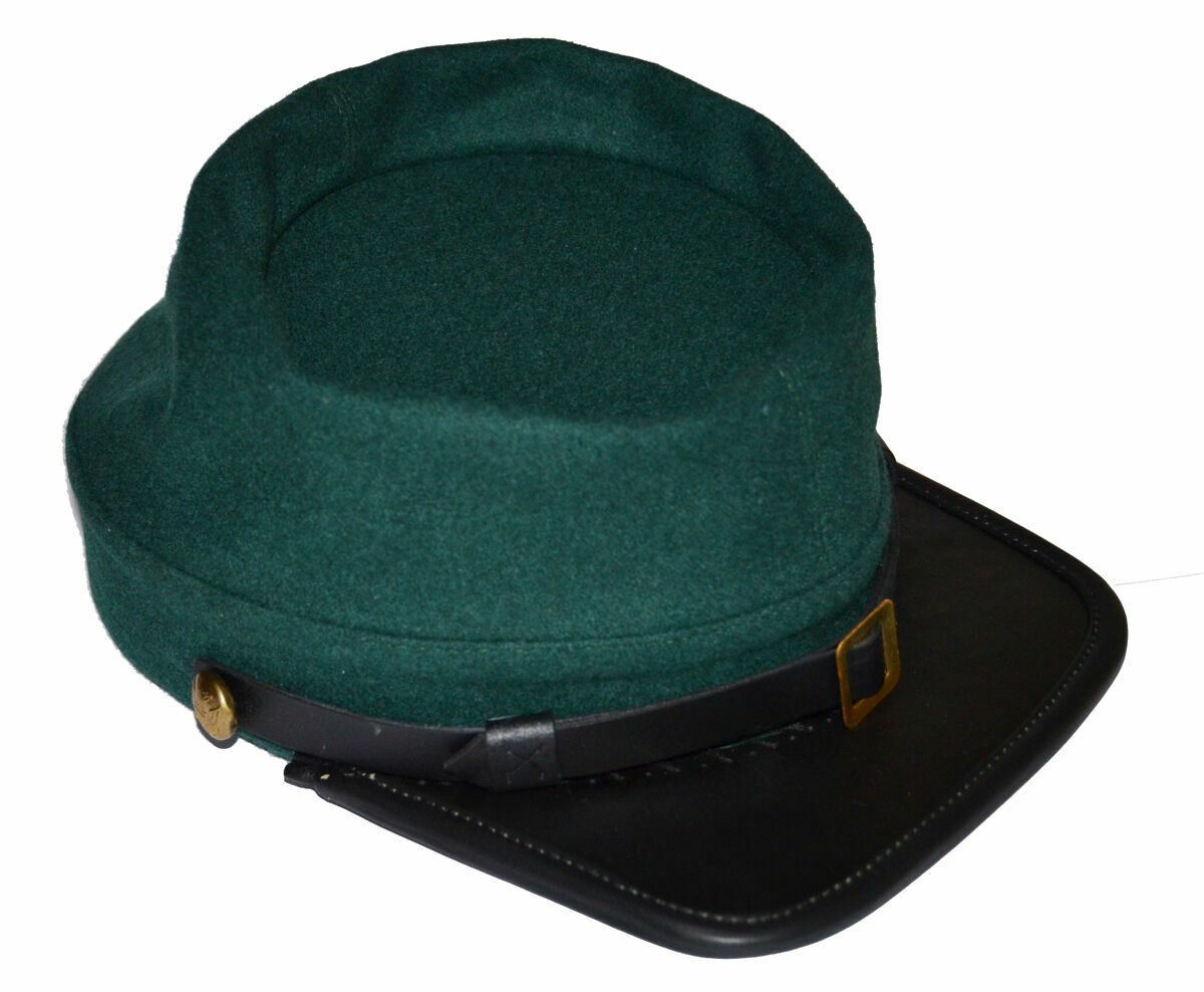 American Civil War Union Green Berdans Sharpshooters Kepi Cap - ALL SIZES!!!