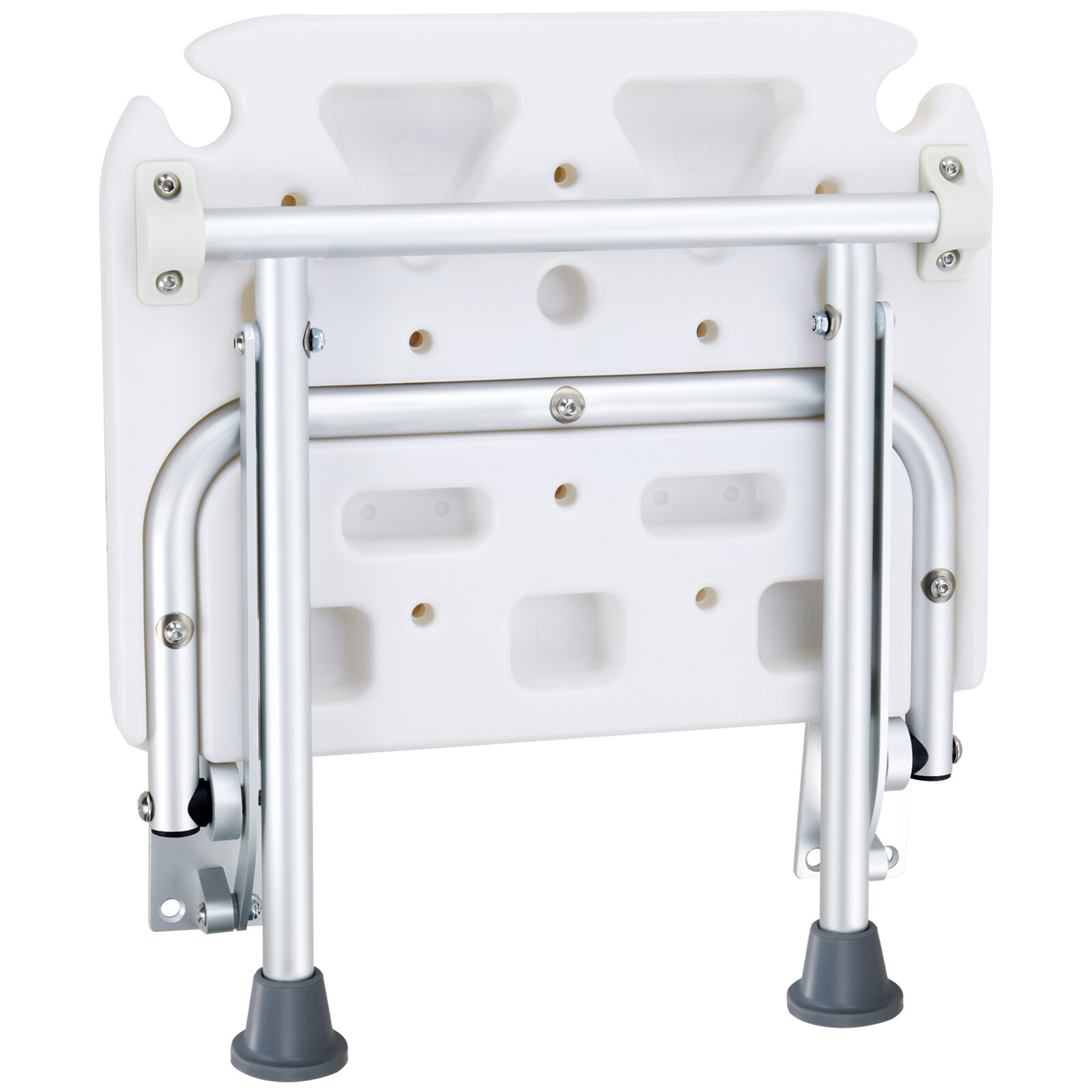 Vevor Fold Down Shower Seat Folding Bench Wall Mount 500lbs Handicapped Chair