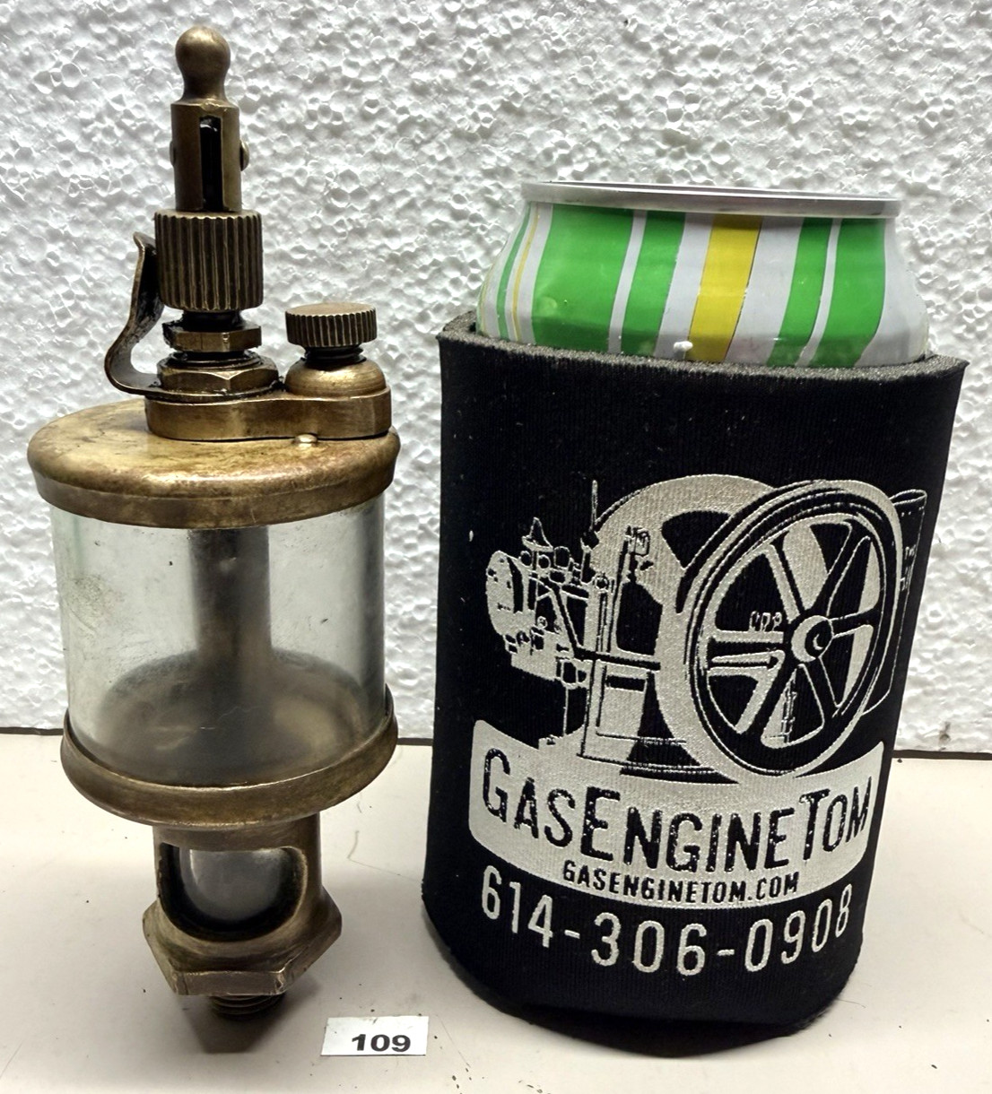 Brass Cylinder Oiler IHC M International Famous Mogul Hit Miss Engine 1/4" NPT