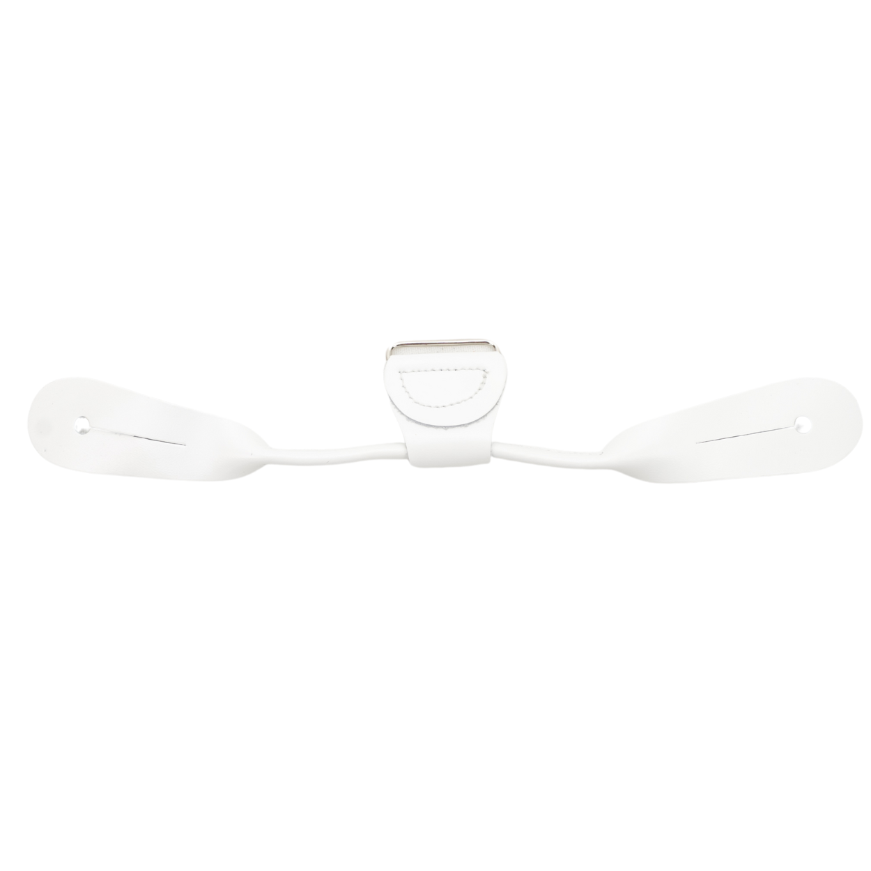 Men's Suspenders, 12 Button On Leather Ears with Metal Brackets - USA Made