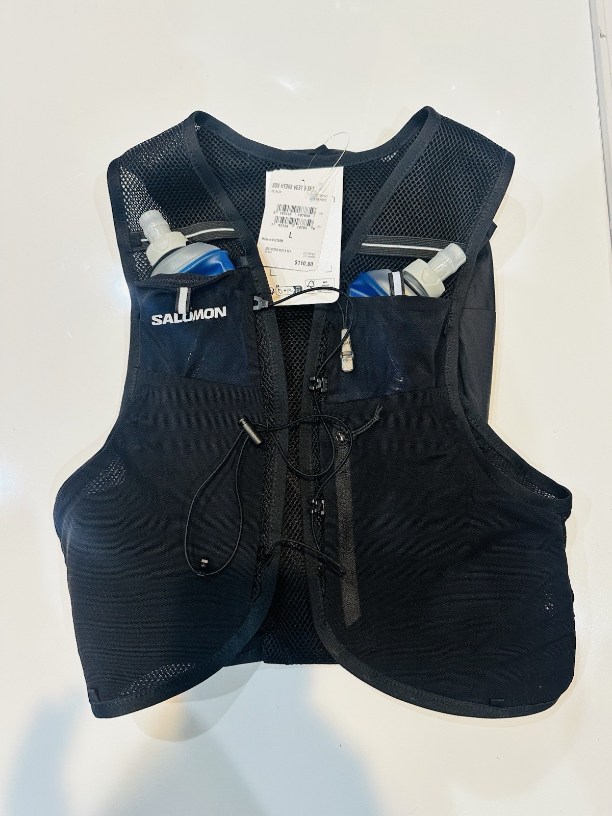 Salomon ADV HYDRA VEST 8 Running Hydration Pack Black Large