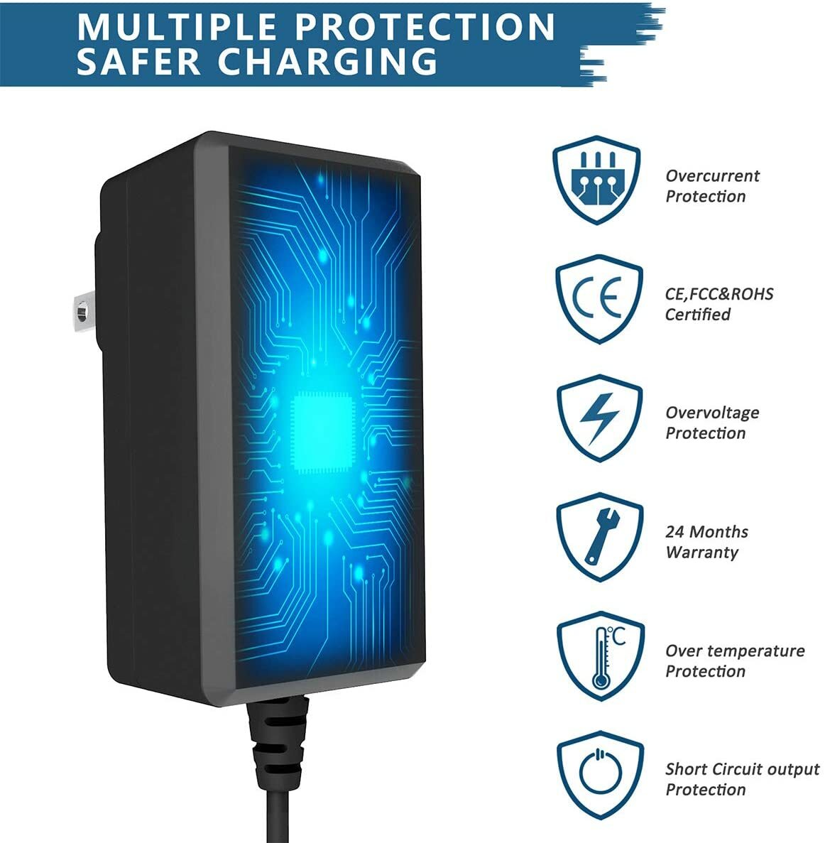 PwrON AC Adapter Charger for Netgear WNR2000 N300 Wireless Router WiFi Power PSU