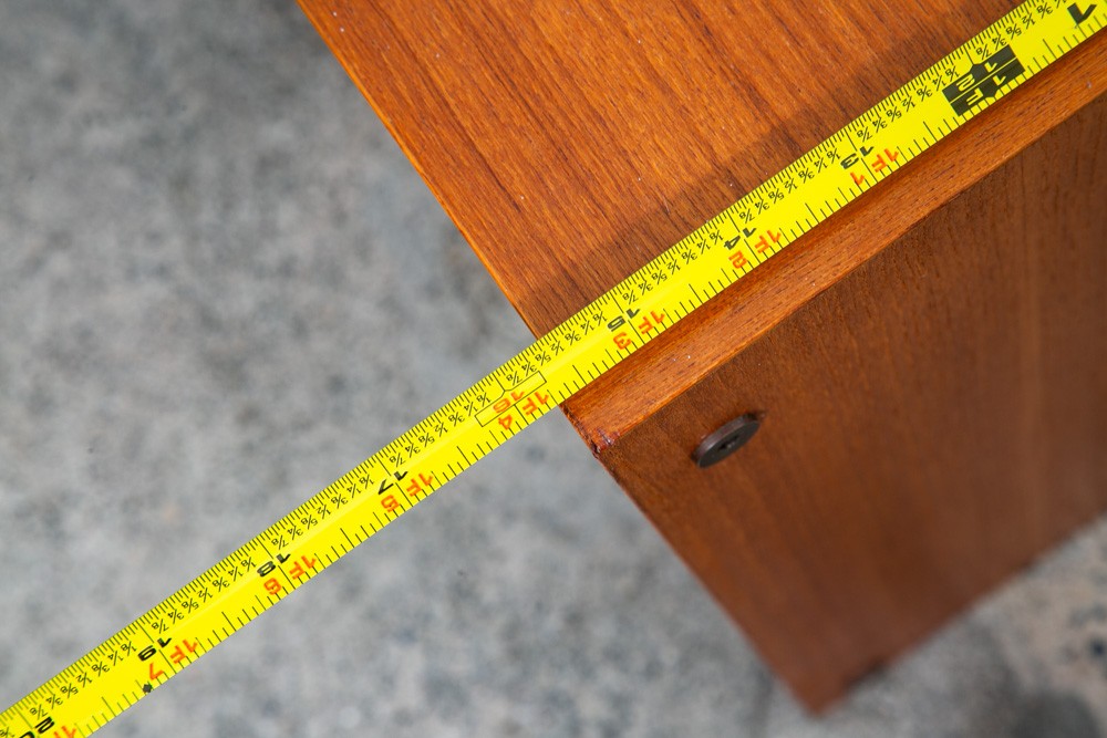 Mid Century Modern Cabinet Audio Vinyl Storage Teak LP Hifi Audiophile Vintage