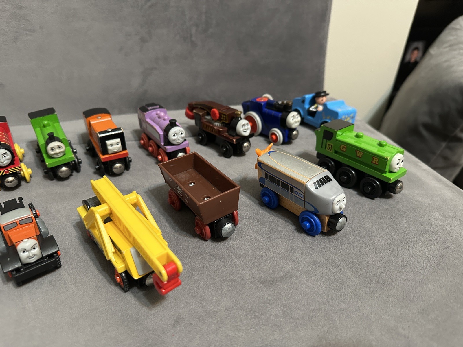 Thomas & Friends Wooden Railway Magnetic Train Lot of 40 Rare HTF