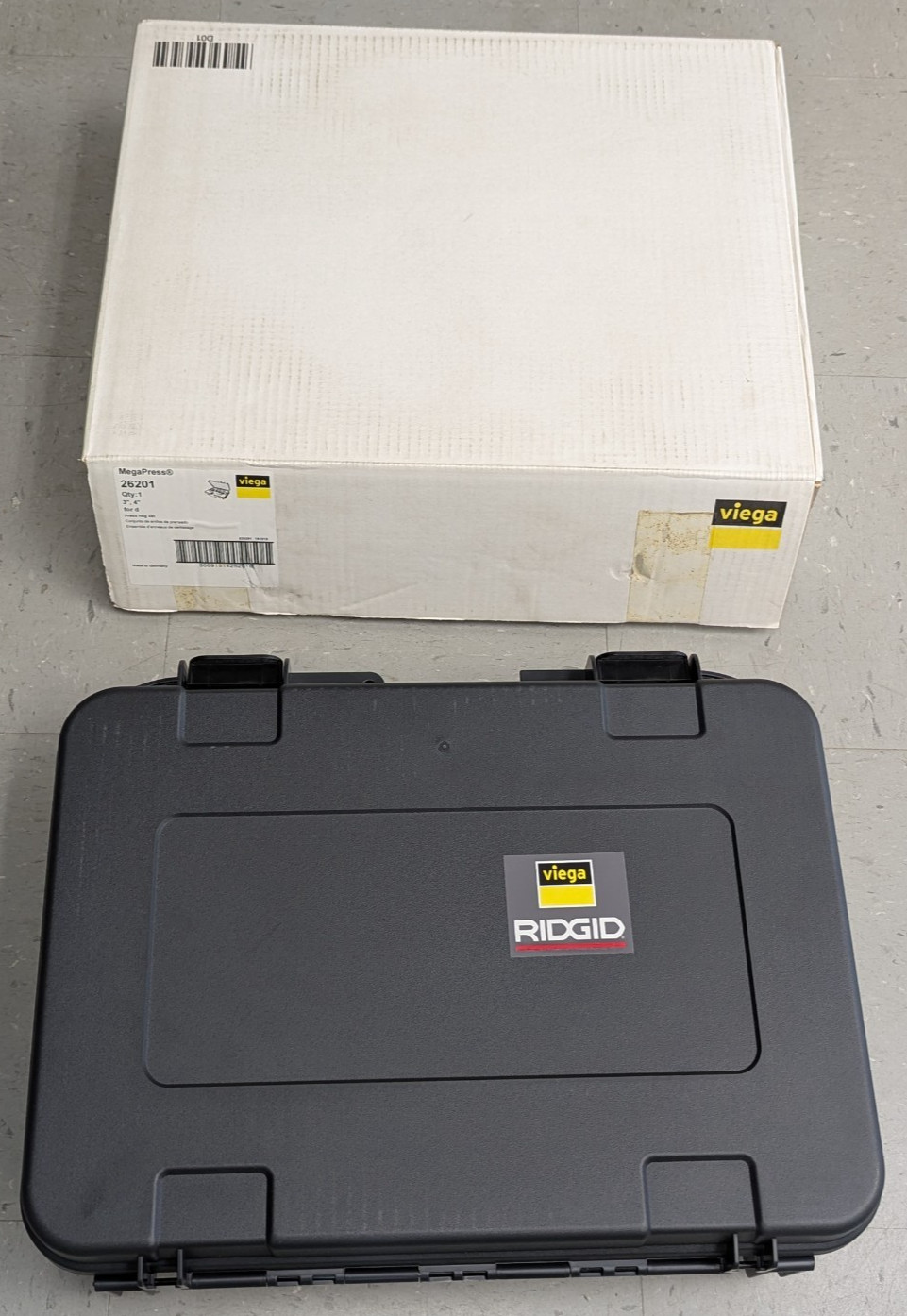 NEW VIEGA RIDGID MegaPress 26201 Ring Set ( 3" & 4") Made in Germany- F. Ship