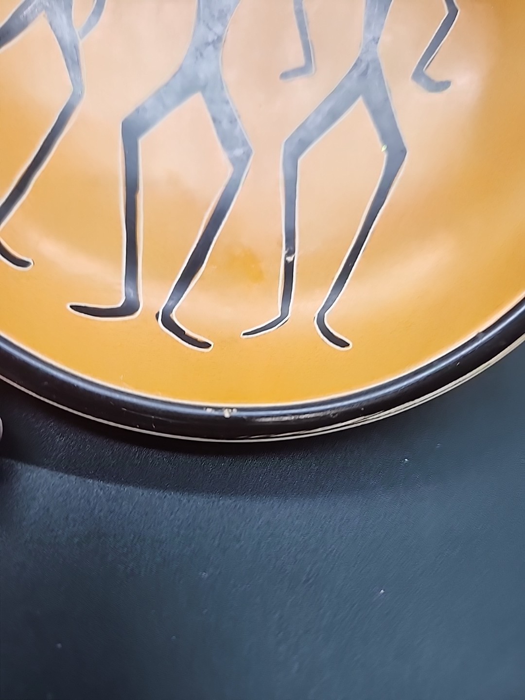 Carved Kenya Africa Soap Stone Art- Trinket Dish/bowl