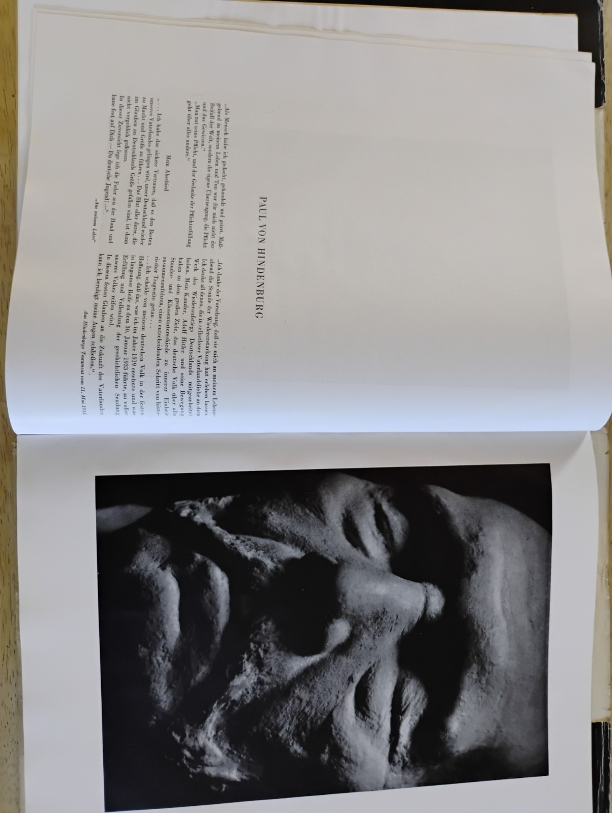 RARE GERMAN DEATH MASK BOOK WW2 PROPAGANDA THIRD REICH WWII ROSEMARIE CLAUSEN