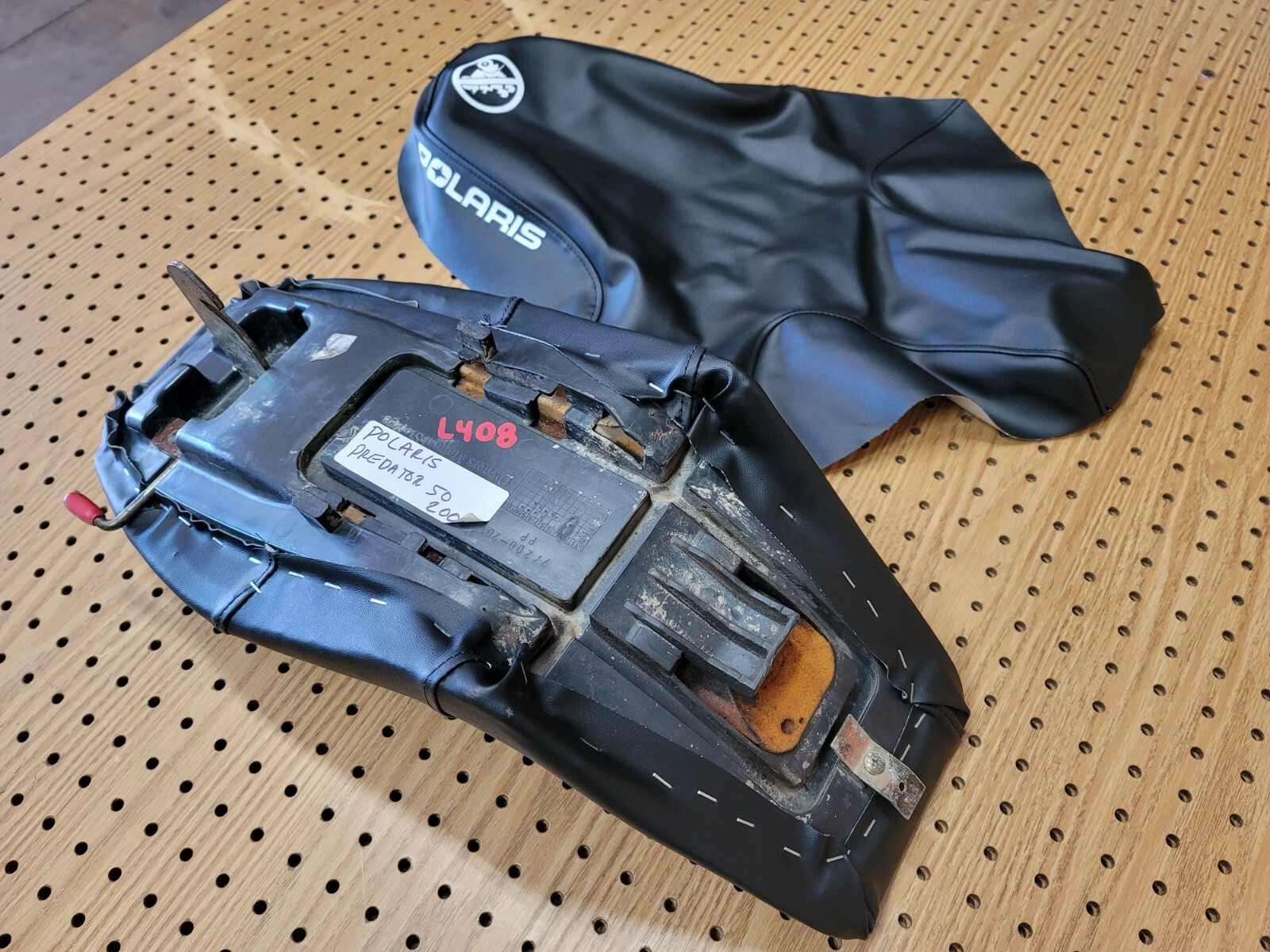 POLARIS OUTLAW50 POLARIS PREDATOR50 SEAT COVER 2003 TO 2019 (BLACK) [P*-24]