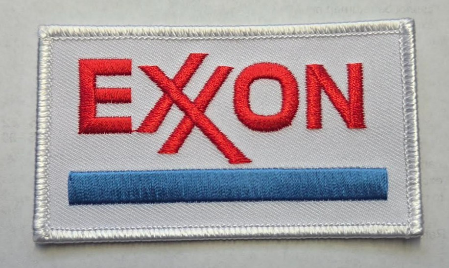 Exxon (embroidered iron/sew on patch)