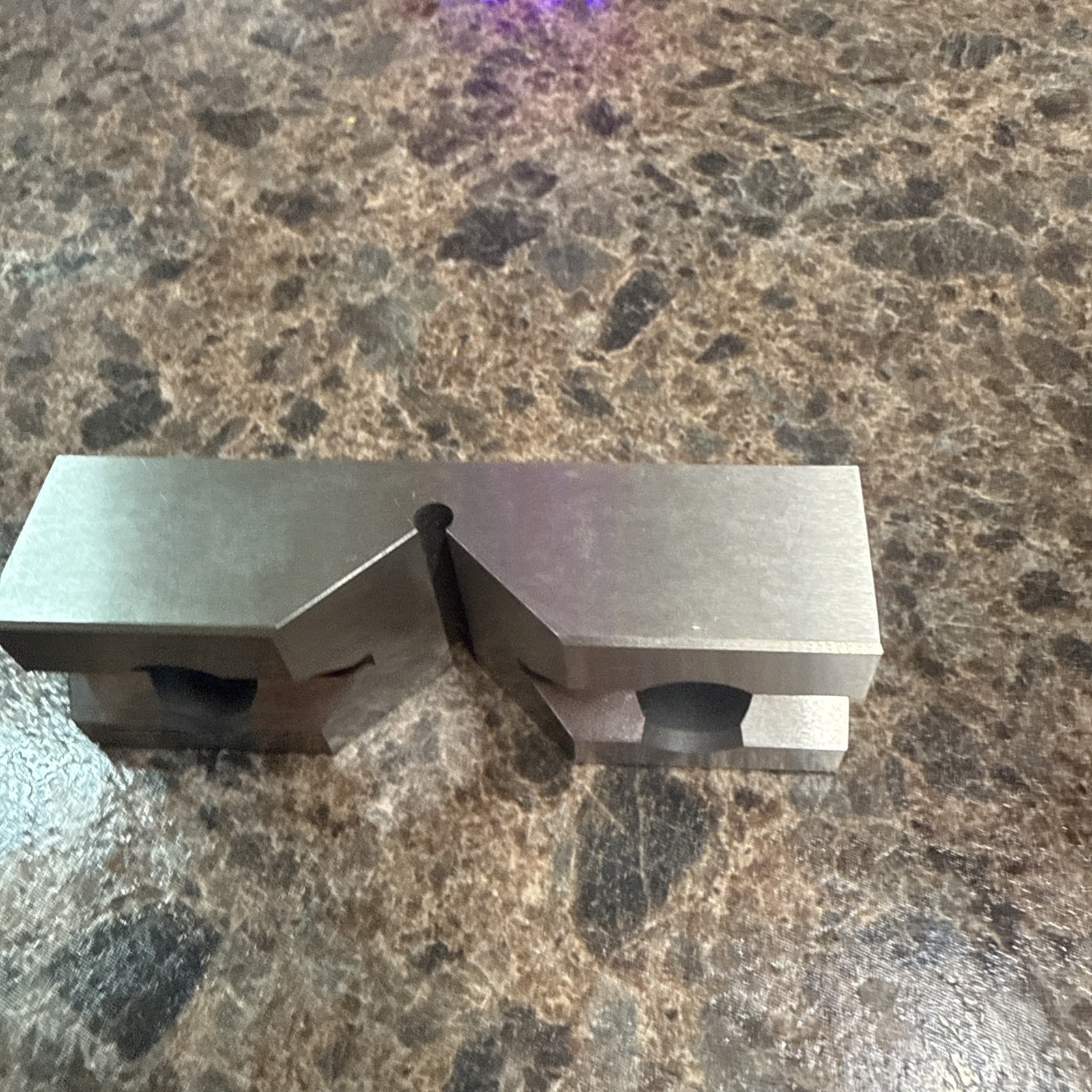 Made for kurt vise Hardened (1) 4” Vert/Horz v- Jaw Made in U.S.A