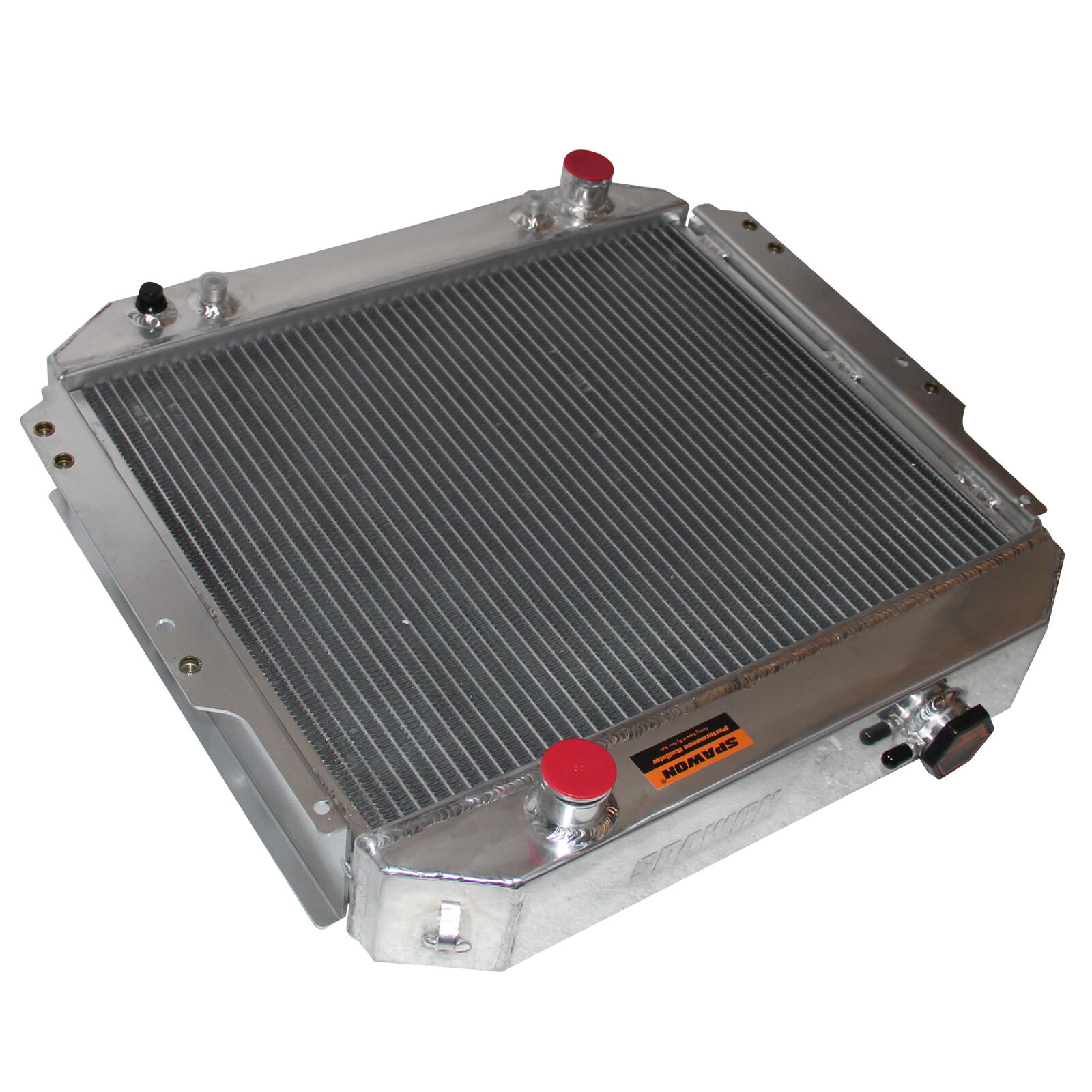 SPAWON Radiator Fit Nissan Forklift A10-A25 H20 1988-1992 3Row AT MT 2146090H10