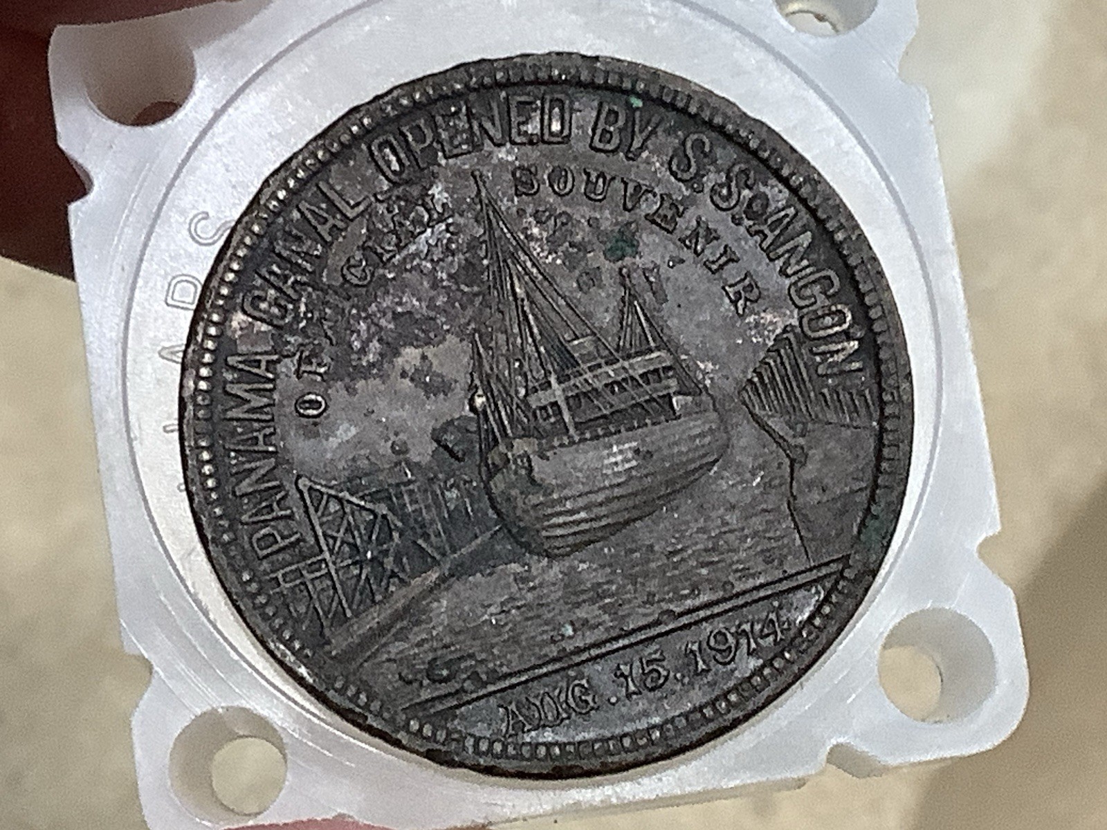 1915 San Diego CA Panama Canal Expo So-Called Dollar*Grand Pa’s Collection*Neat!