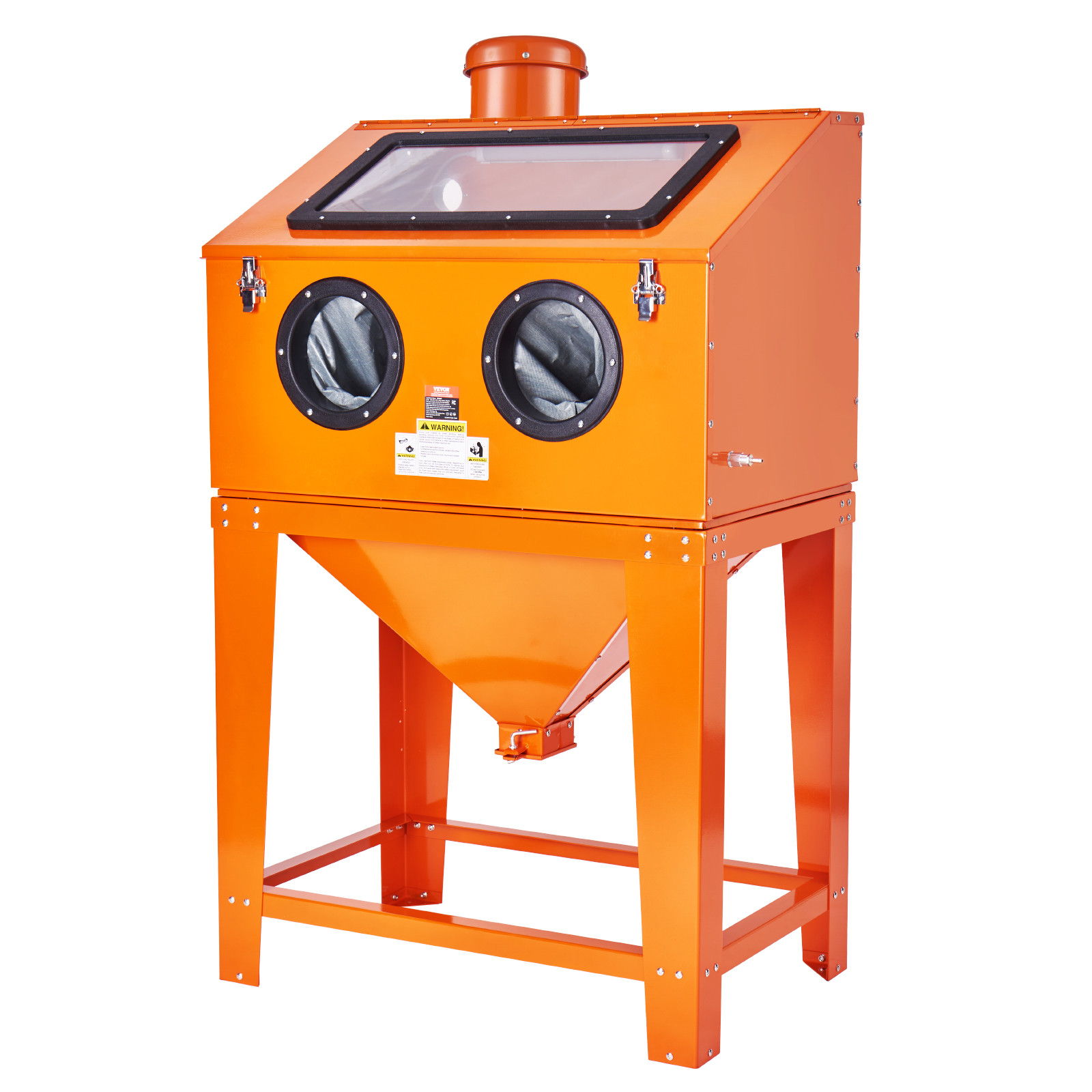 Uimoso 90 Gallon Sandblasting Cabinet with 1.8 Gallon Dust Collection System