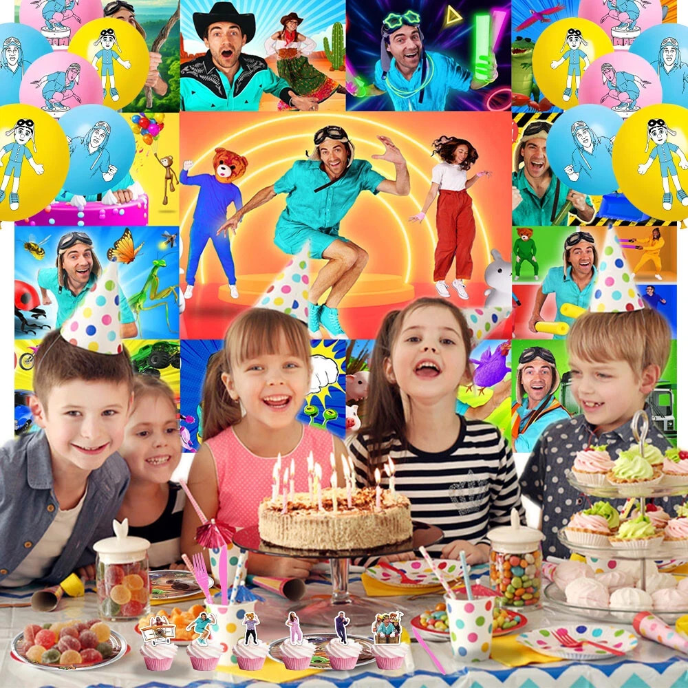 Danny Party Supplies Birthday Decoration Set Backdrop Banner Balloons Cak Topper