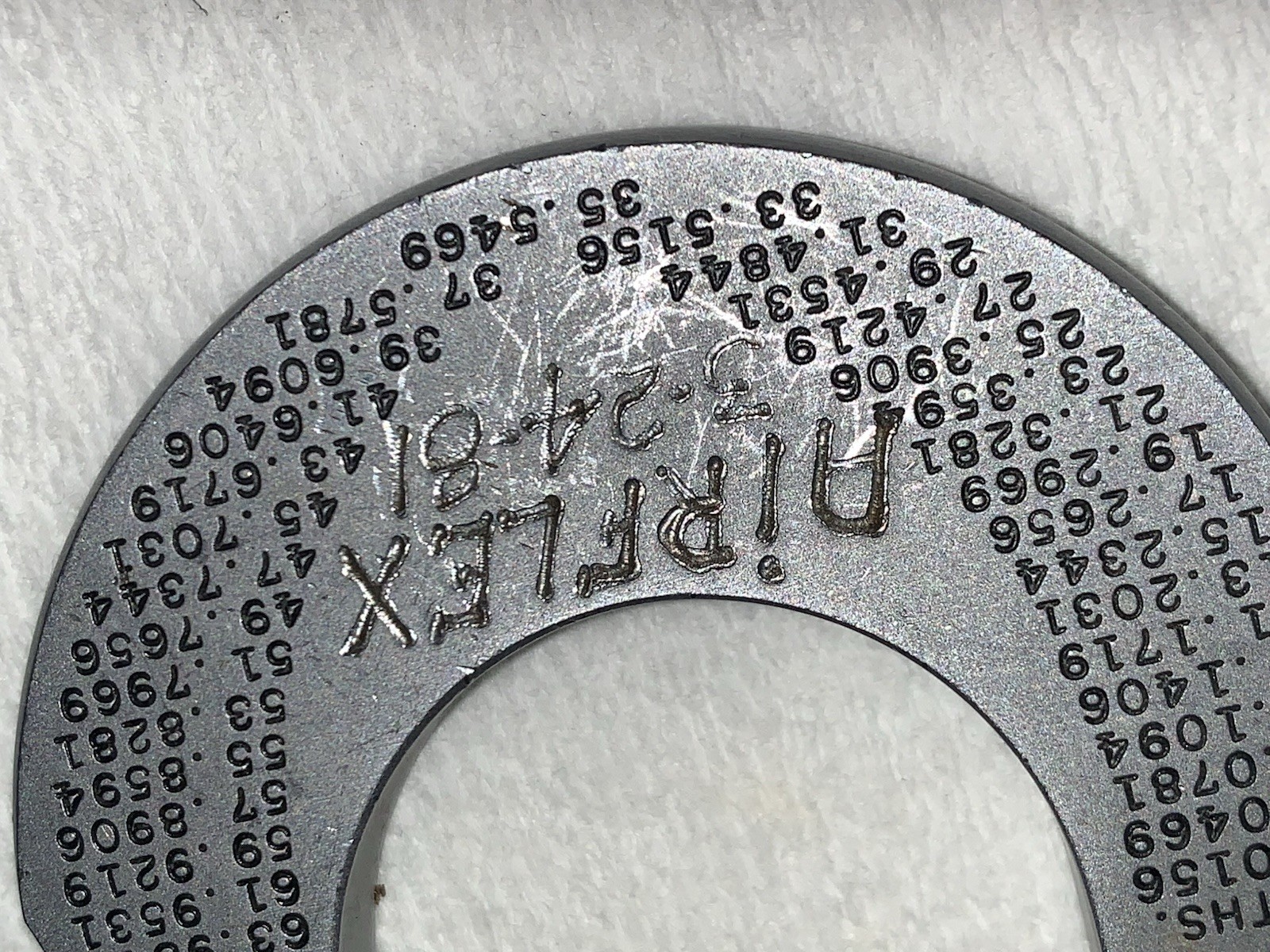 Vg Starrett 256 Disc-Type Outside Micrometer 0-1” Ratchet Stop Has Engravings