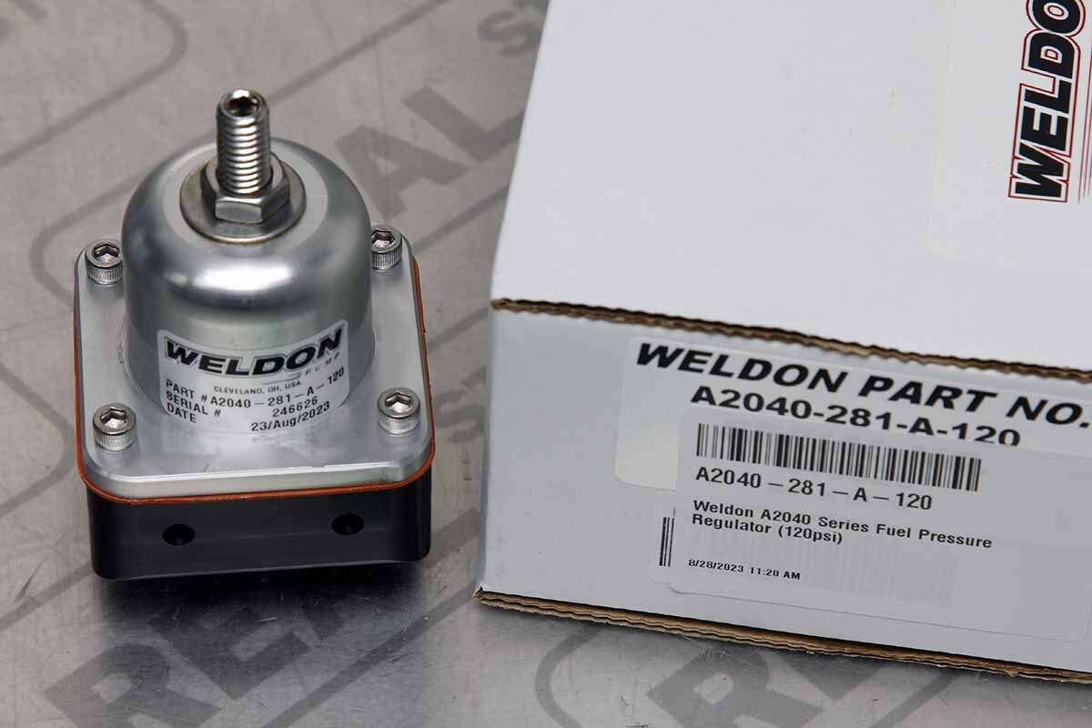 Weldon A2040 Bypass Fuel Pressure Regulator 120psi 30-110psi A2040-281-A-120