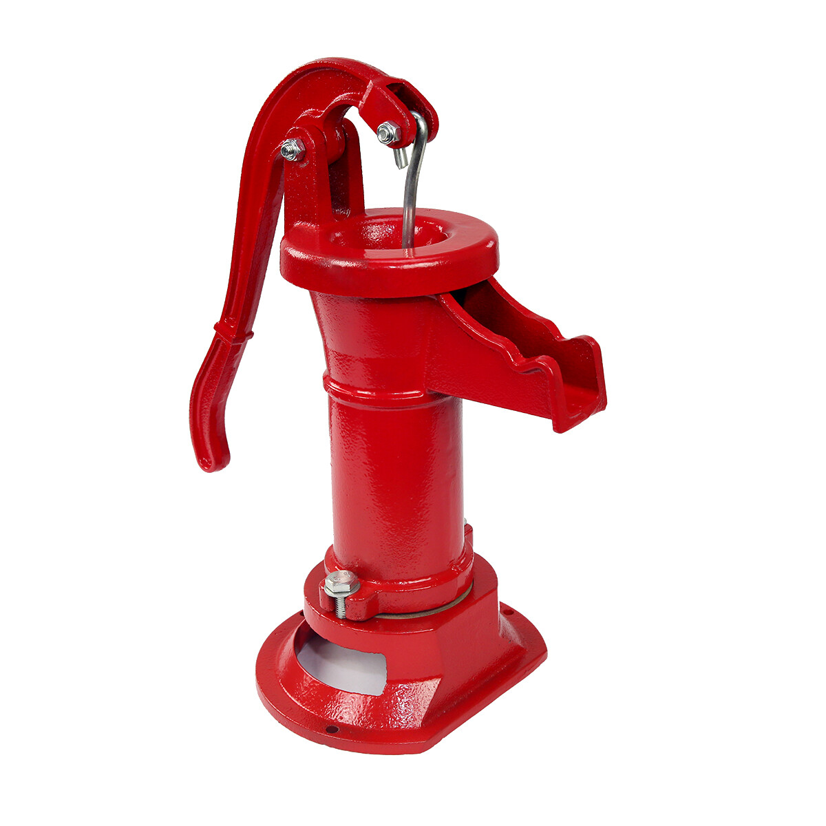 XtremepowerUS Antique Pitcher Hand Pump Red Operated 25' Outdoor Patio Water